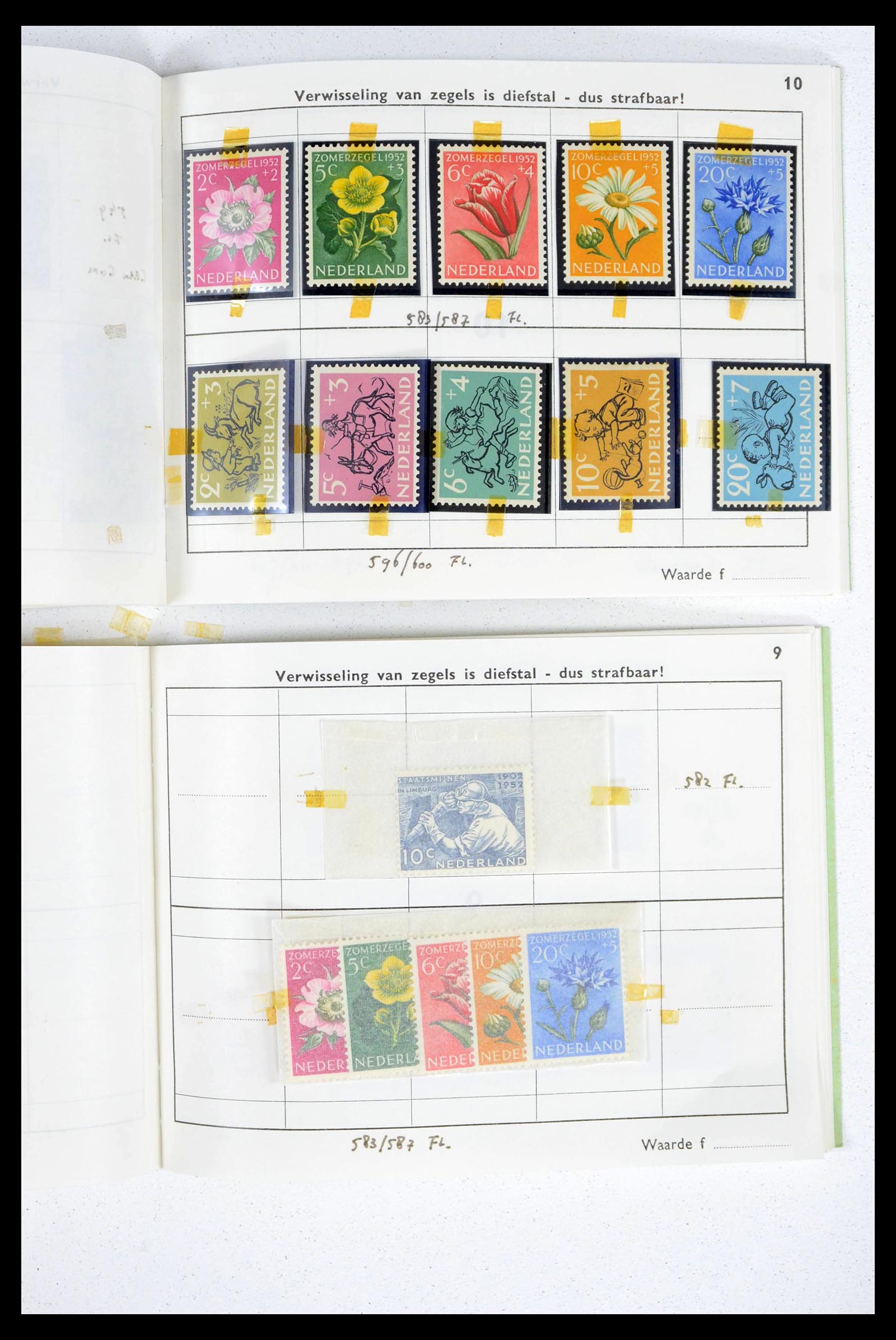 39341 0010 - Stamp collection 39341 Netherlands sorting lot 1890-1960.