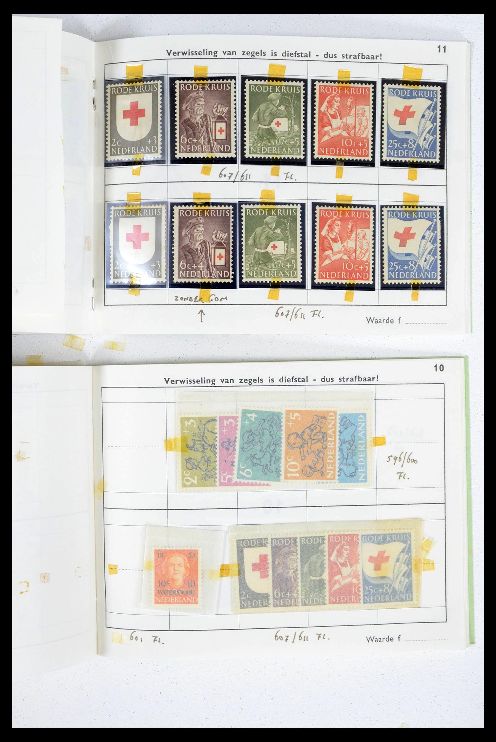 39341 0011 - Stamp collection 39341 Netherlands sorting lot 1890-1960.