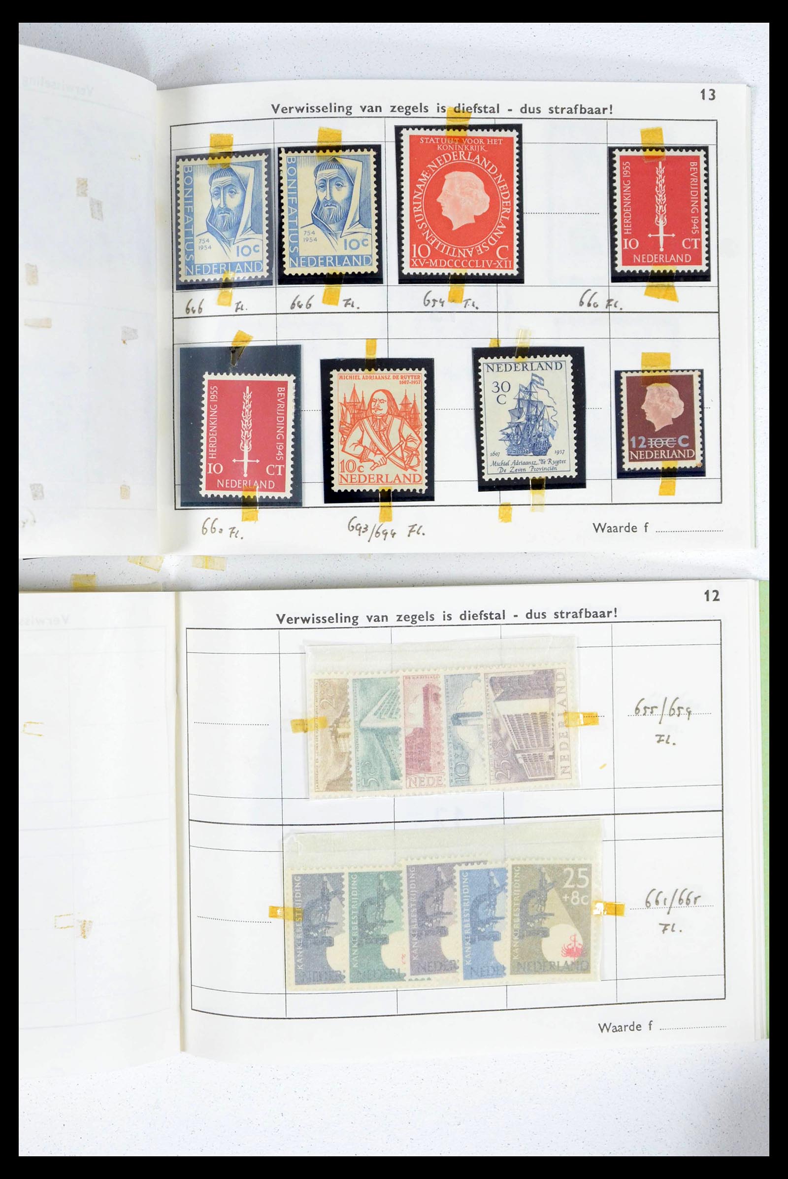 39341 0013 - Stamp collection 39341 Netherlands sorting lot 1890-1960.