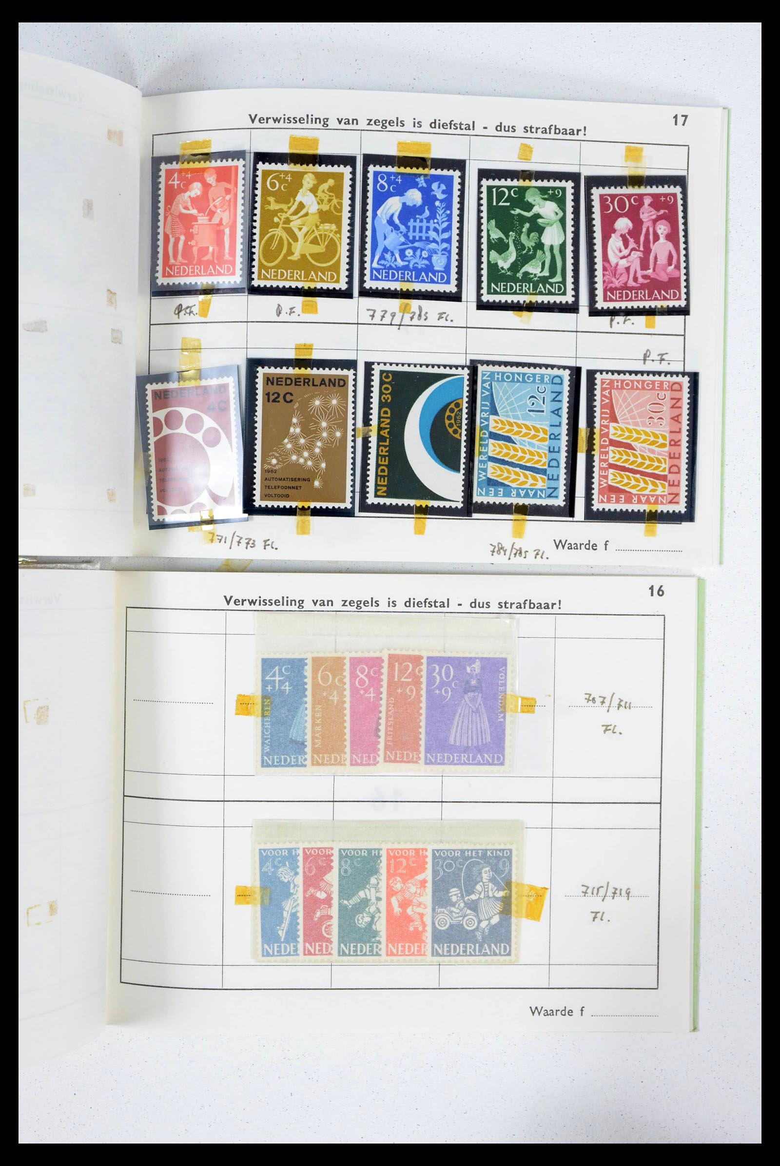 39341 0017 - Stamp collection 39341 Netherlands sorting lot 1890-1960.
