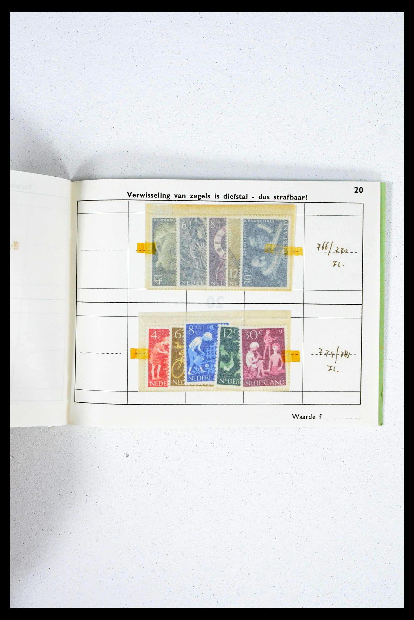 39341 0021 - Stamp collection 39341 Netherlands sorting lot 1890-1960.