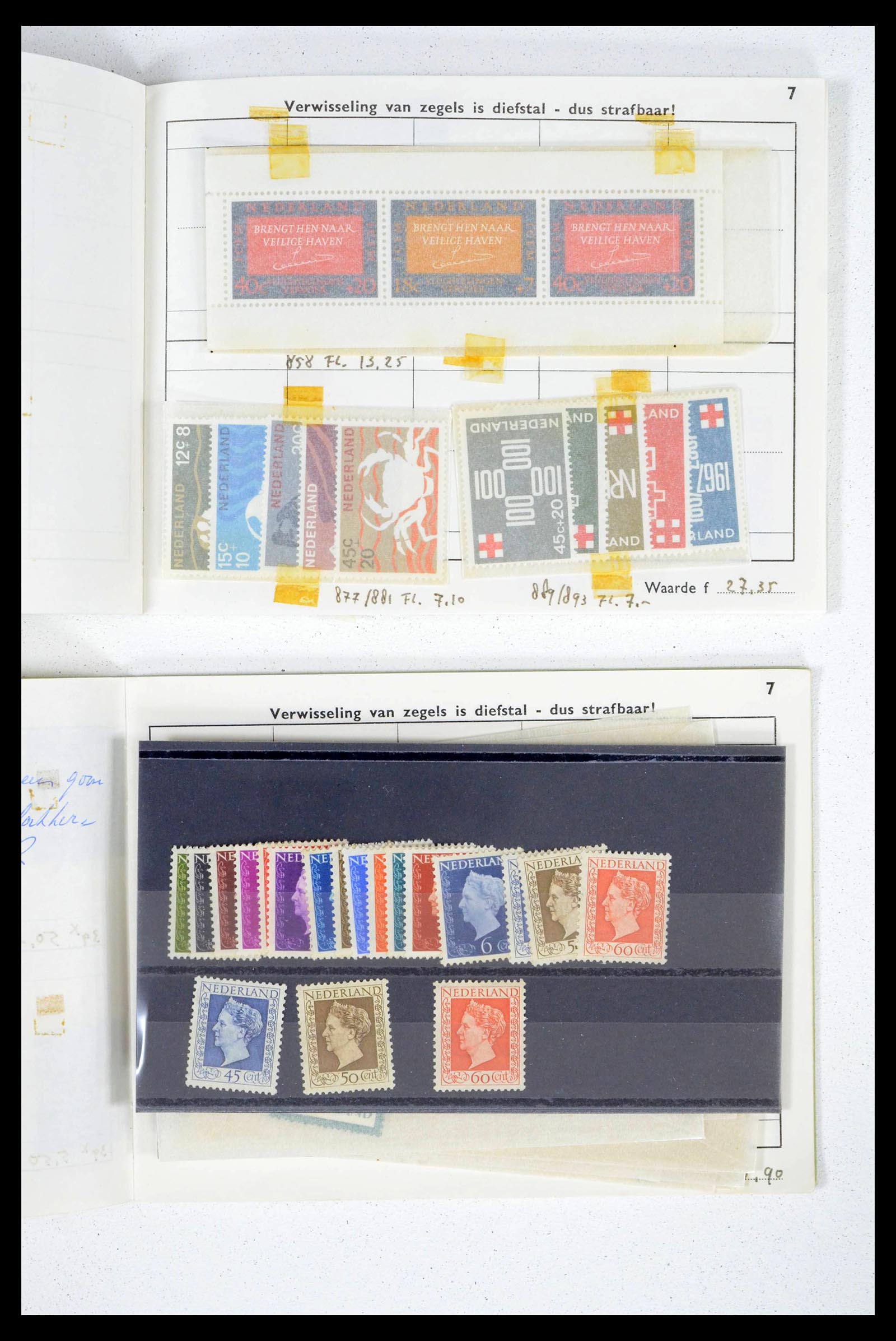 39341 0028 - Stamp collection 39341 Netherlands sorting lot 1890-1960.