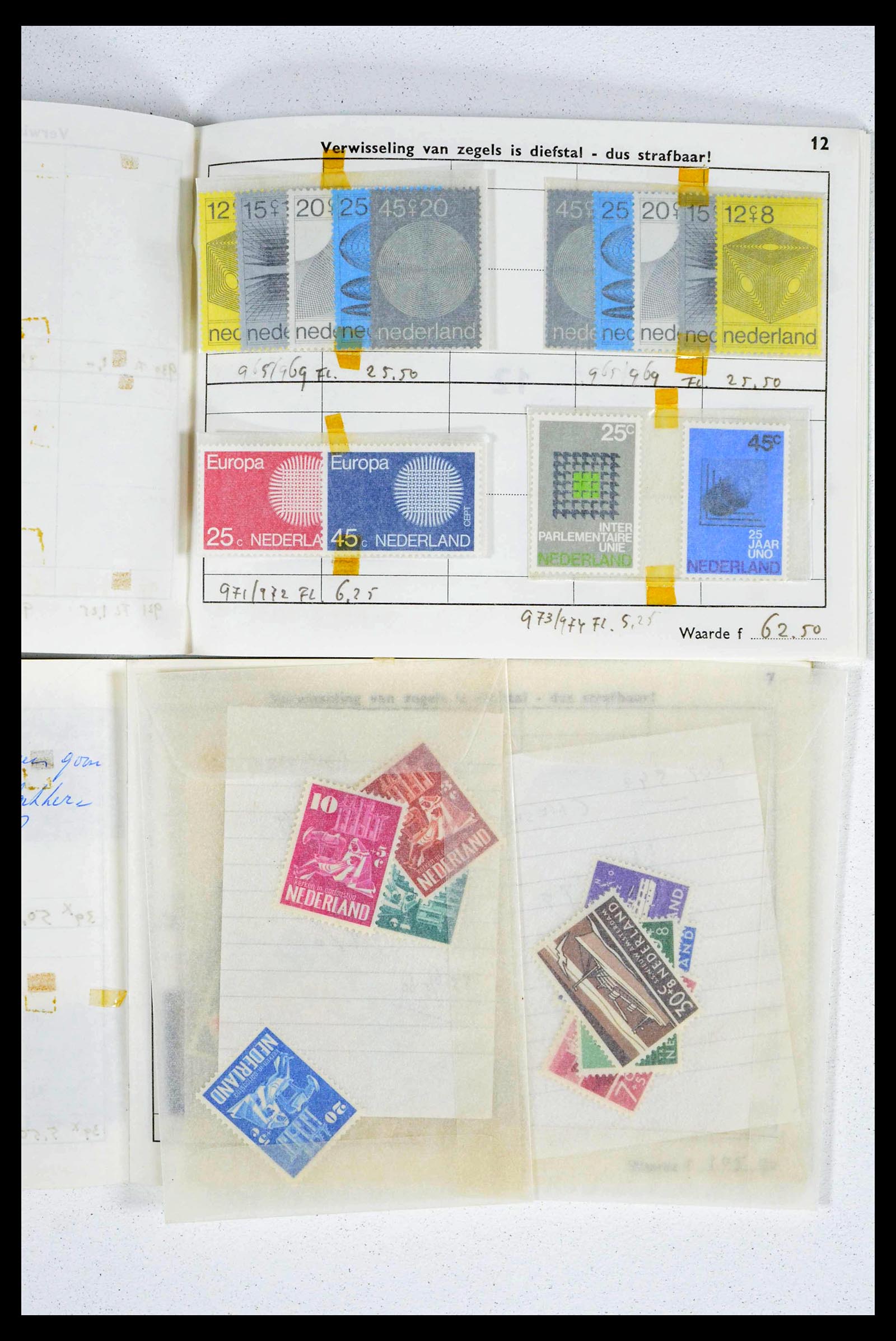 39341 0033 - Stamp collection 39341 Netherlands sorting lot 1890-1960.