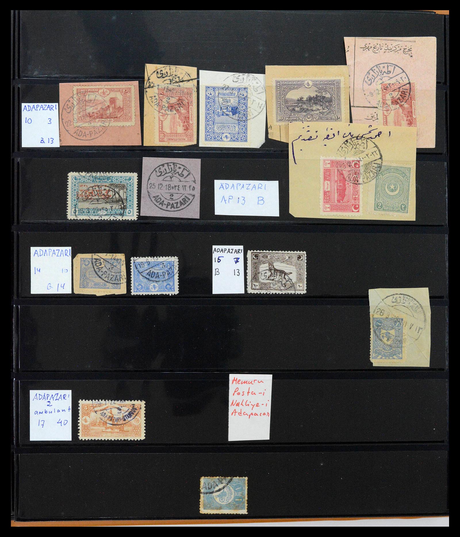 39345 0008 - Postzegelverzameling 39345 Turkije supercollectie stempels 1865-1930.