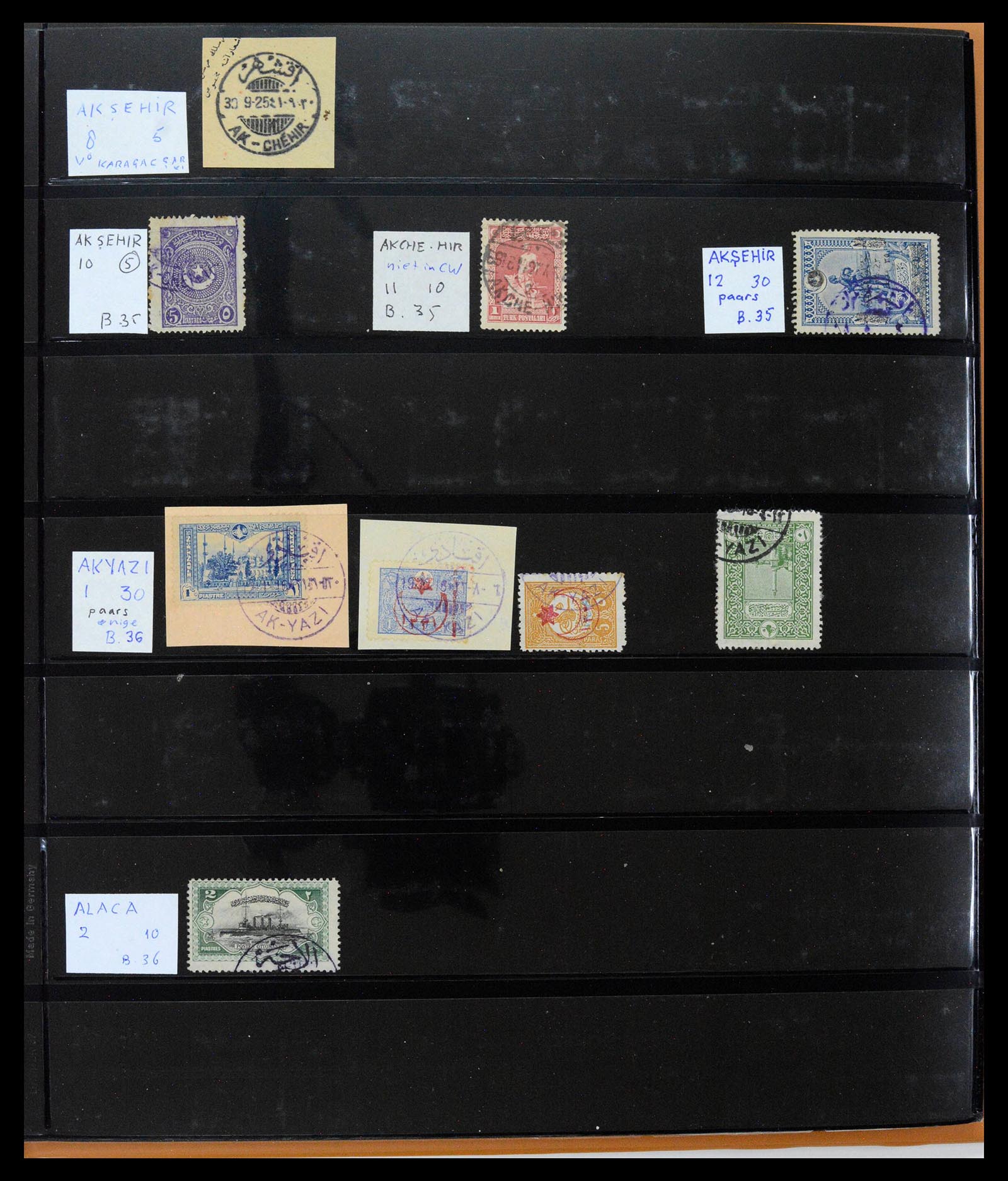 39345 0017 - Postzegelverzameling 39345 Turkije supercollectie stempels 1865-1930.