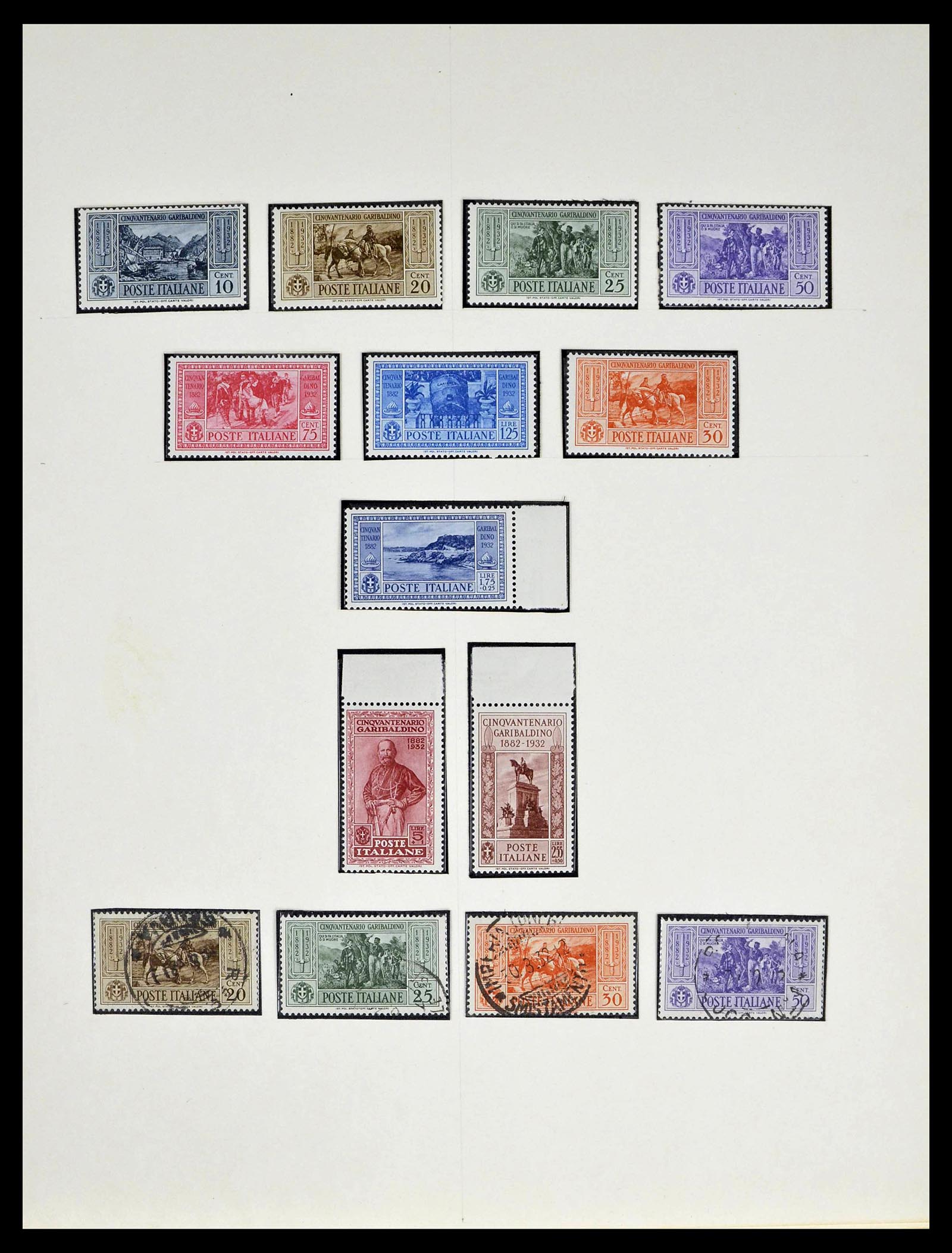 39346 0003 - Postzegelverzameling 39346 Italië en koloniën 1923-1941.
