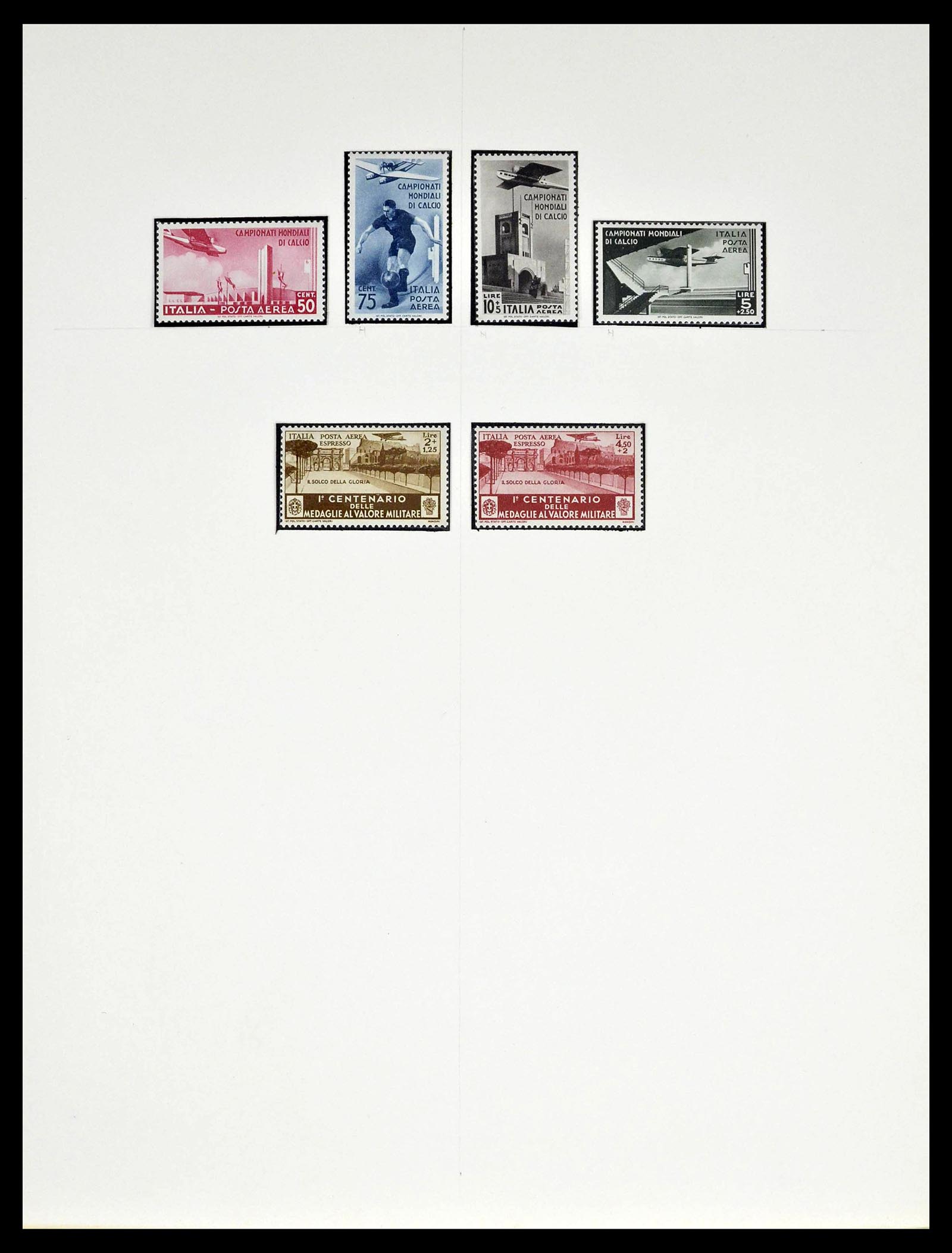 39346 0005 - Postzegelverzameling 39346 Italië en koloniën 1923-1941.