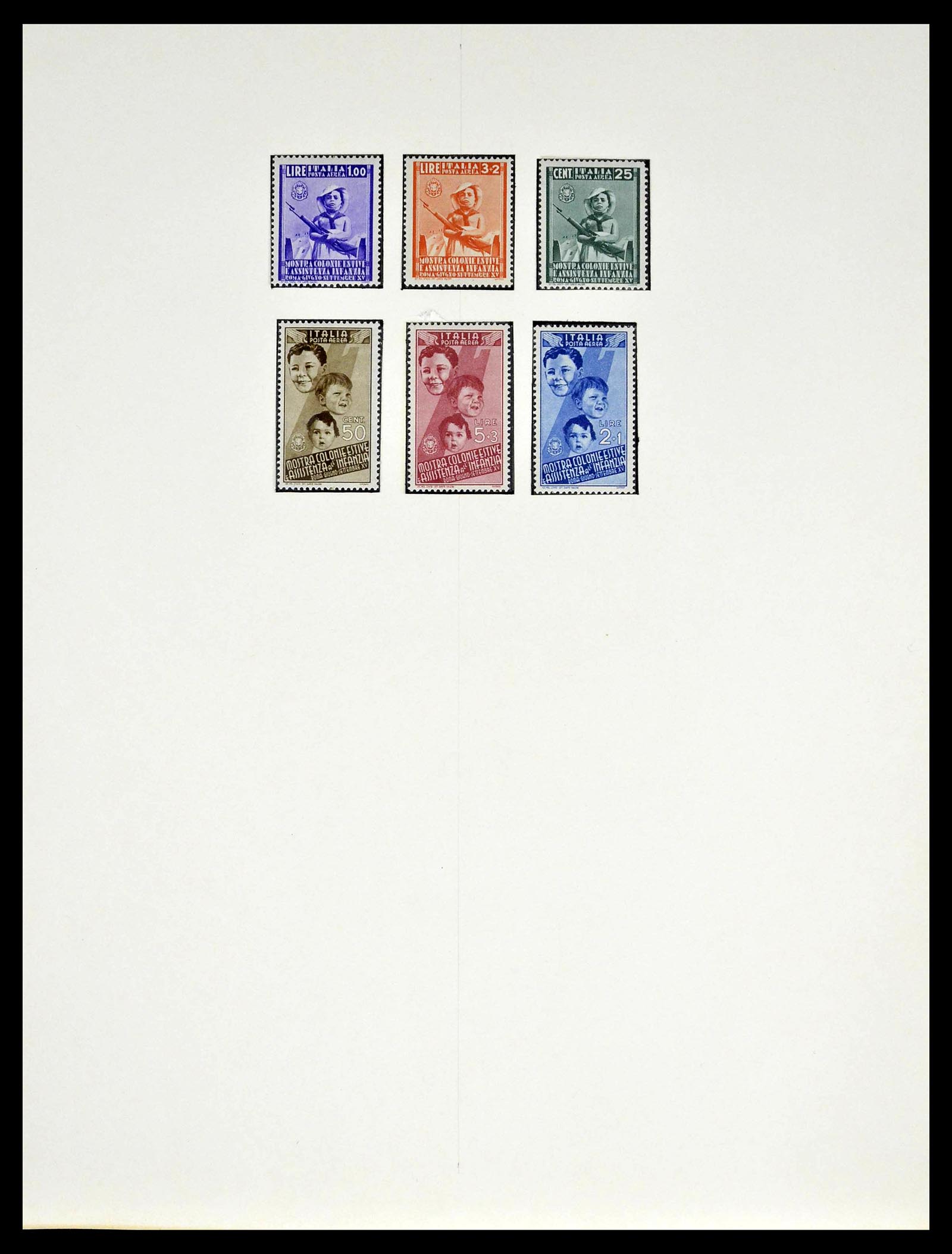 39346 0008 - Postzegelverzameling 39346 Italië en koloniën 1923-1941.