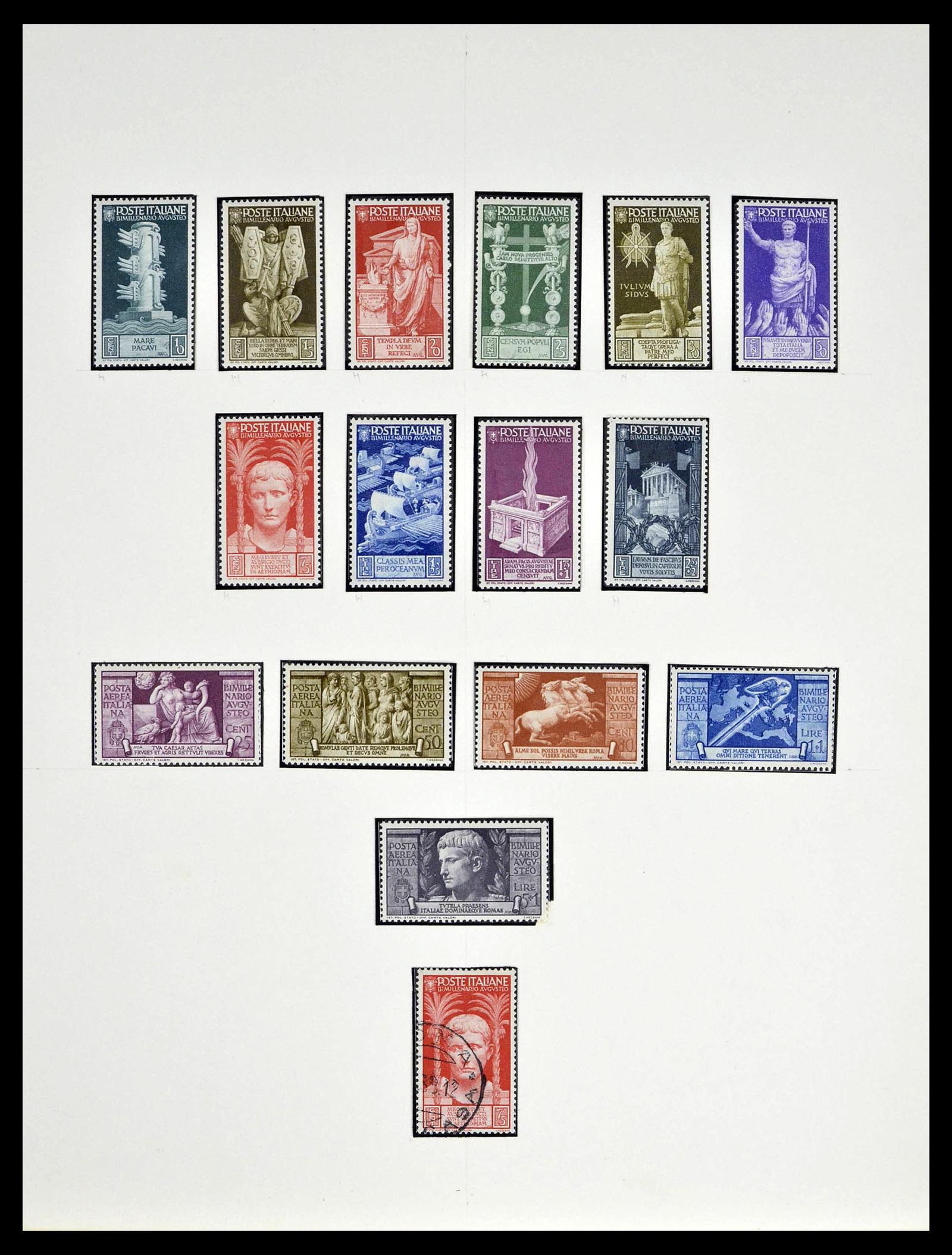 39346 0011 - Postzegelverzameling 39346 Italië en koloniën 1923-1941.