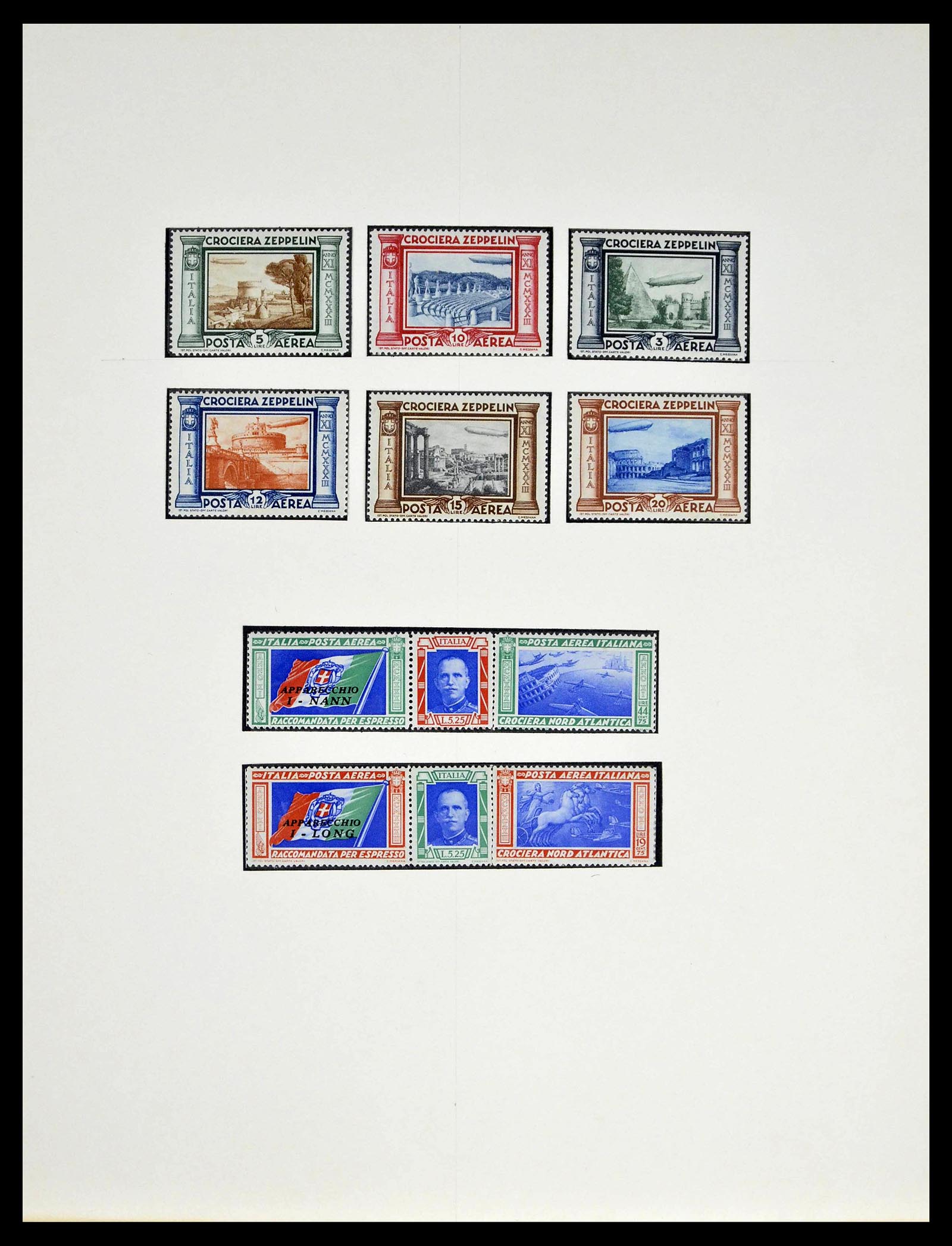 39346 0015 - Postzegelverzameling 39346 Italië en koloniën 1923-1941.