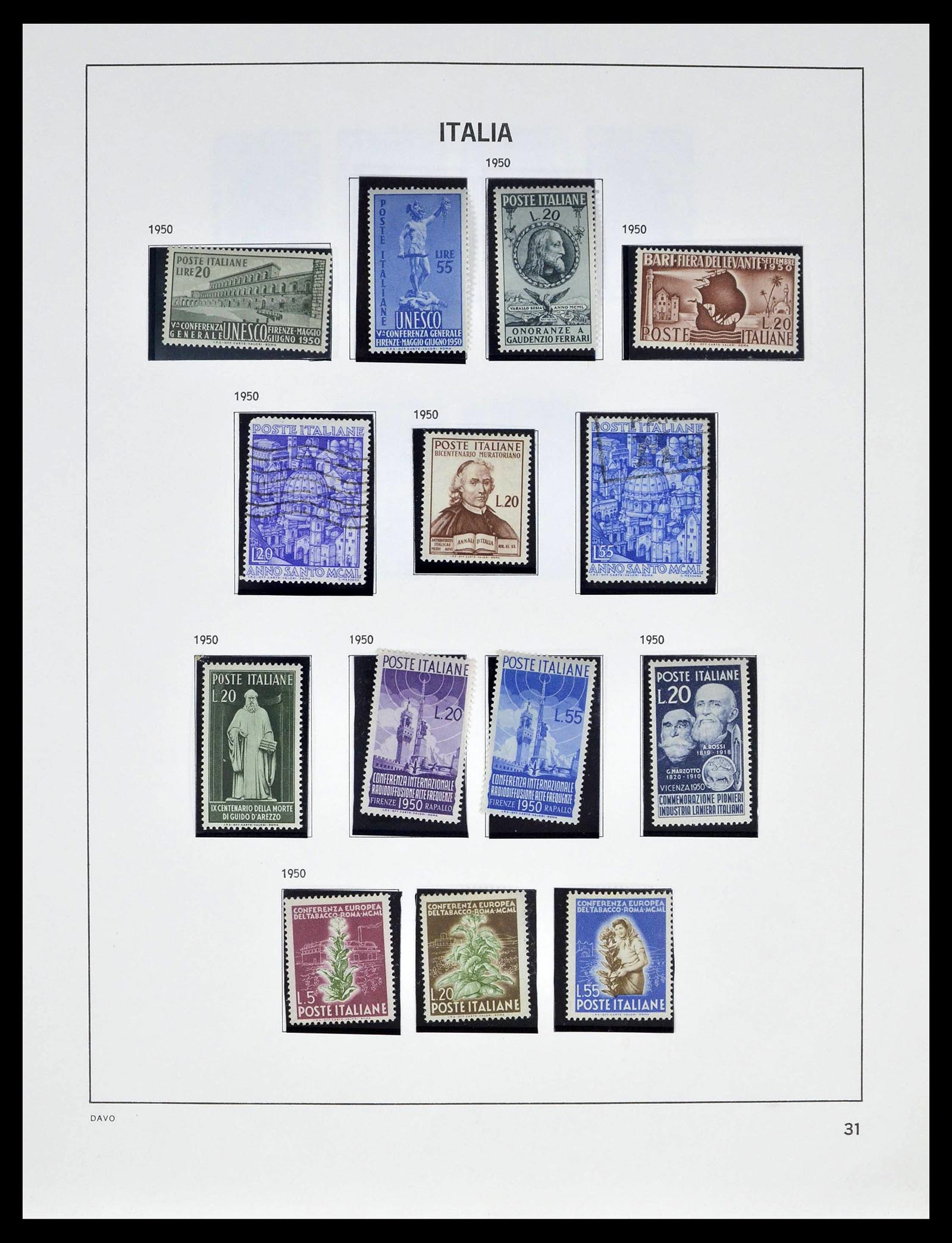 39346 0018 - Stamp collection 39346 Italy and colonies 1923-1941.