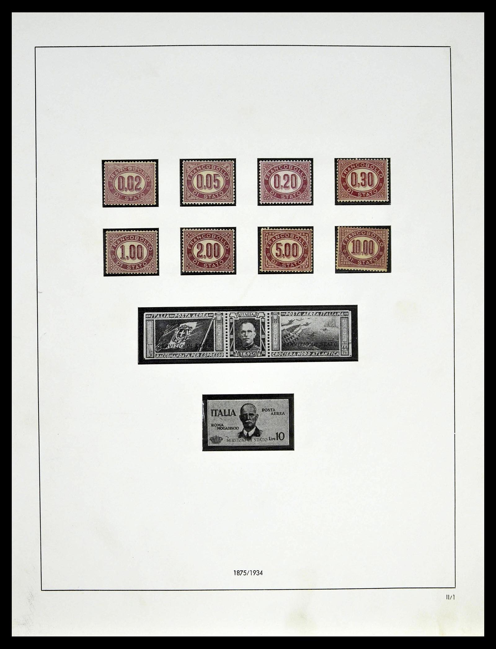 39346 0022 - Postzegelverzameling 39346 Italië en koloniën 1923-1941.