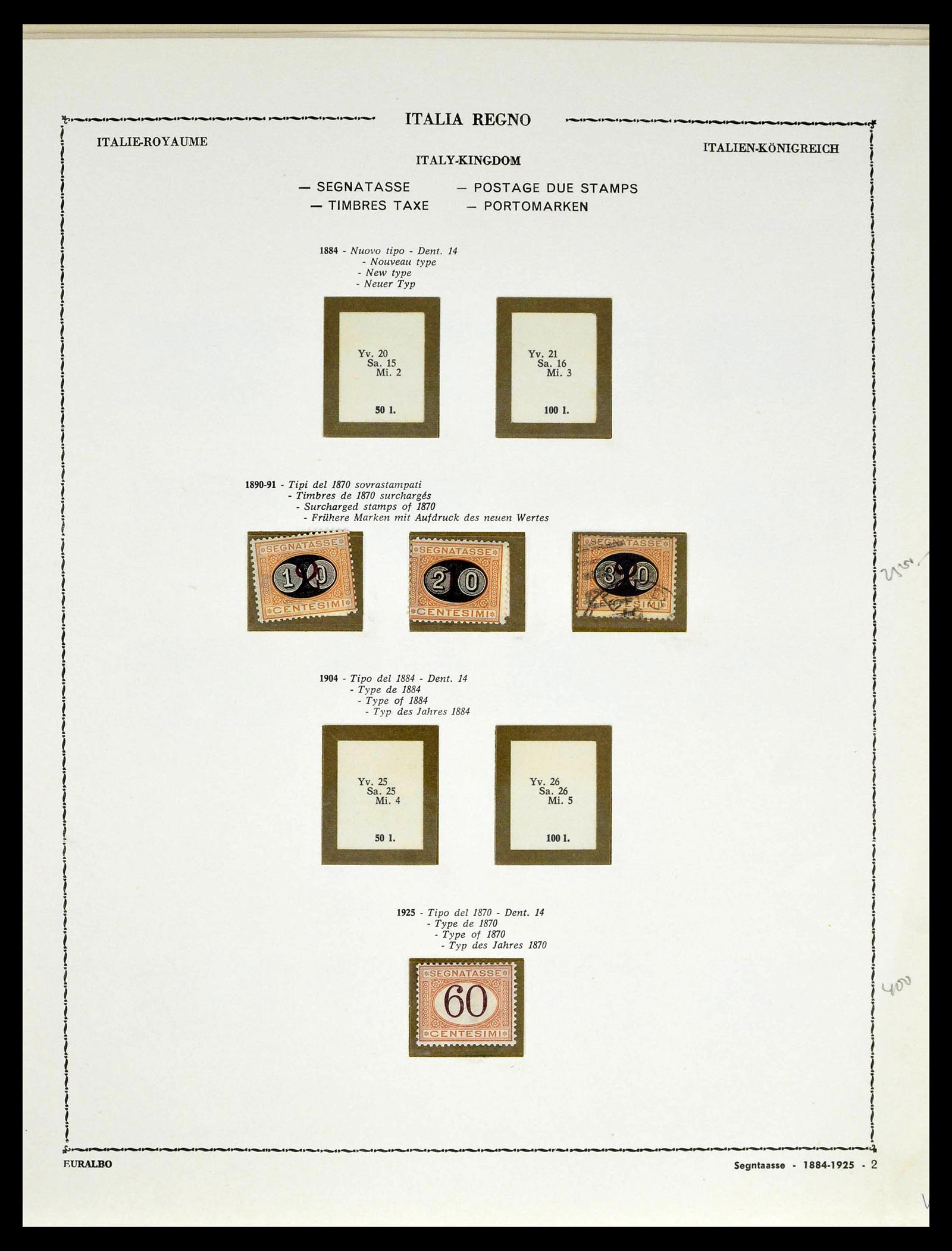 39346 0023 - Stamp collection 39346 Italy and colonies 1923-1941.