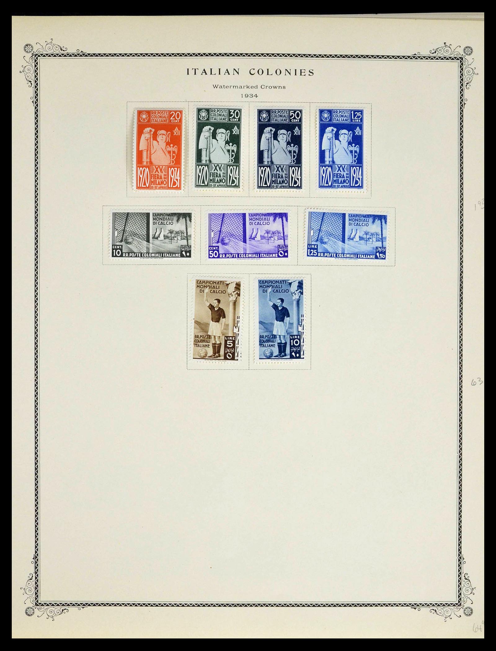 39346 0032 - Postzegelverzameling 39346 Italië en koloniën 1923-1941.