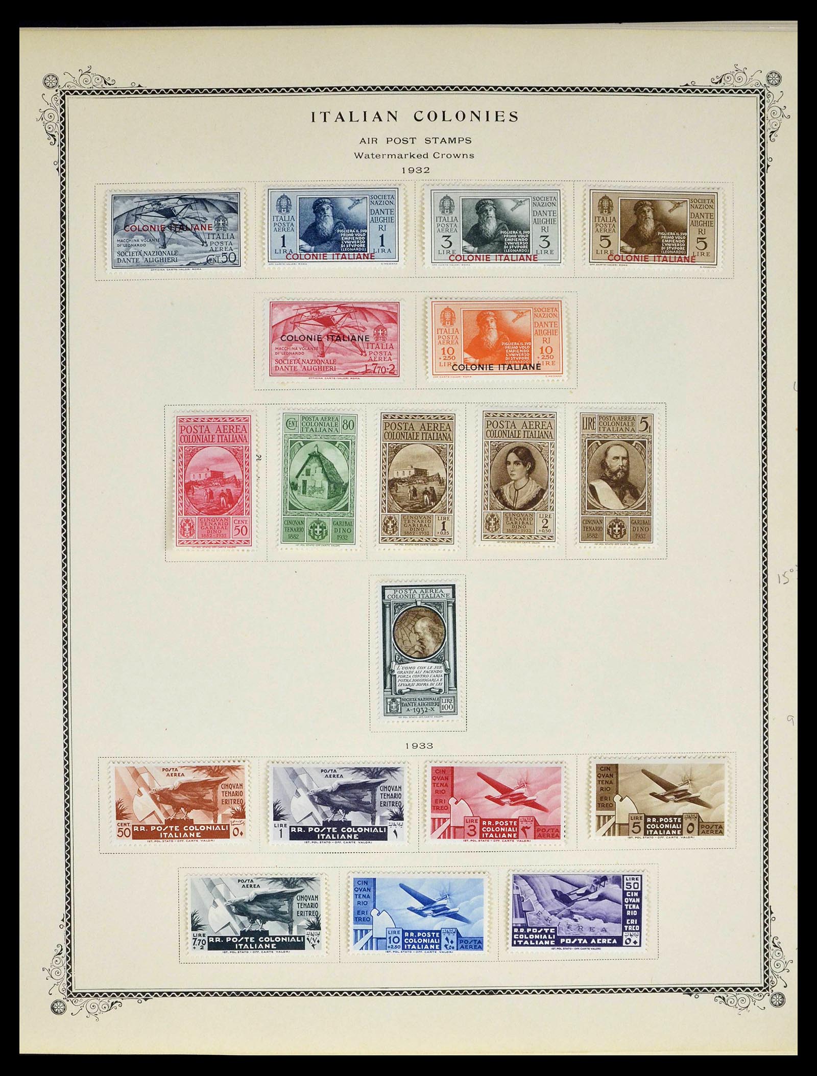 39346 0033 - Postzegelverzameling 39346 Italië en koloniën 1923-1941.