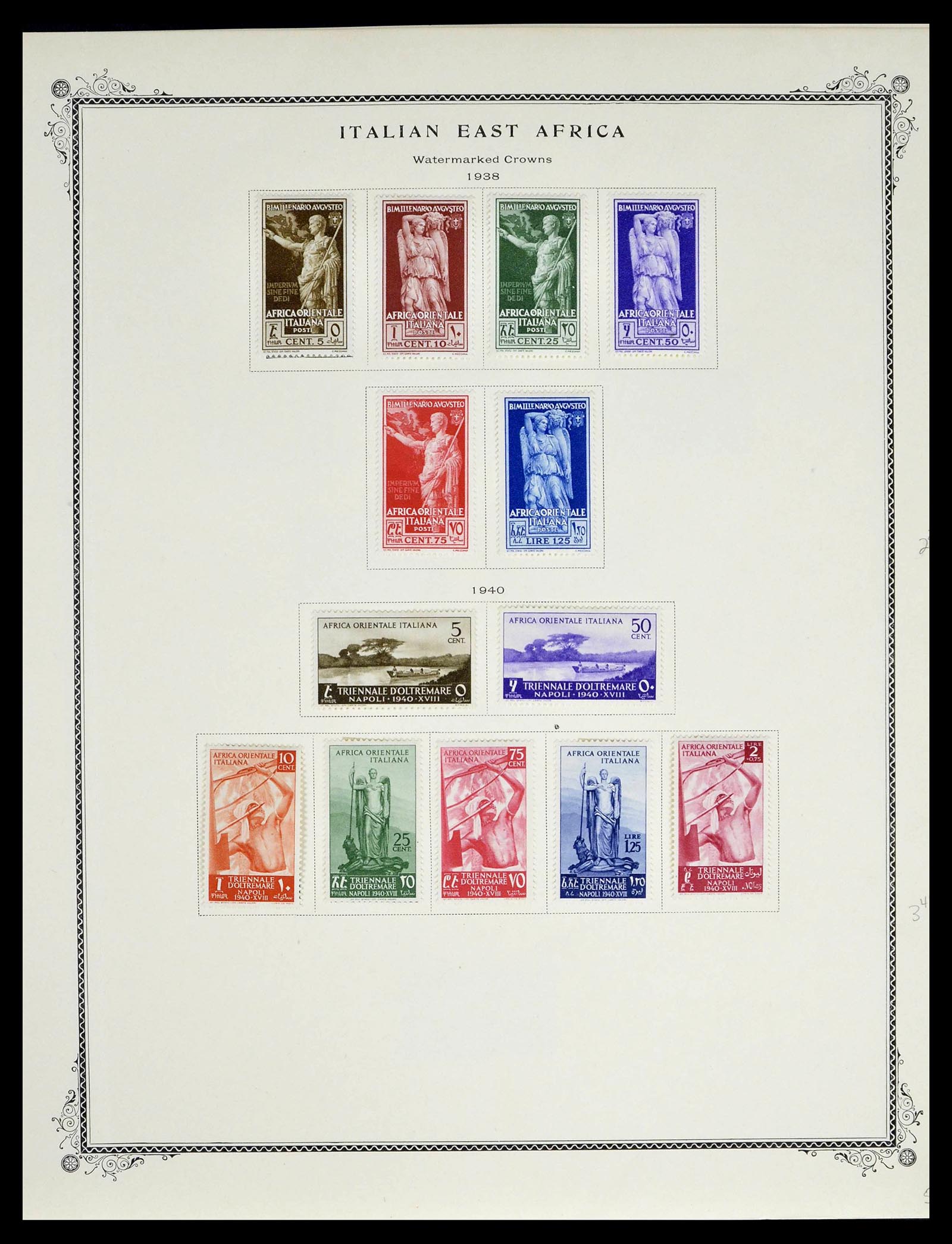 39346 0037 - Postzegelverzameling 39346 Italië en koloniën 1923-1941.