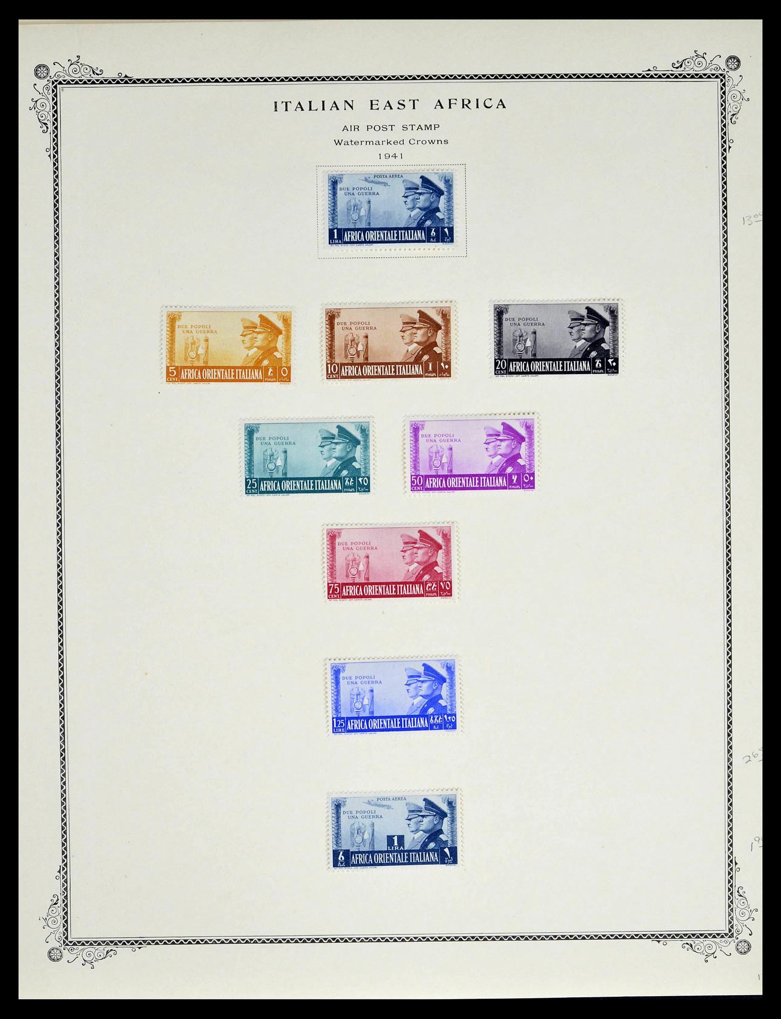 39346 0038 - Postzegelverzameling 39346 Italië en koloniën 1923-1941.