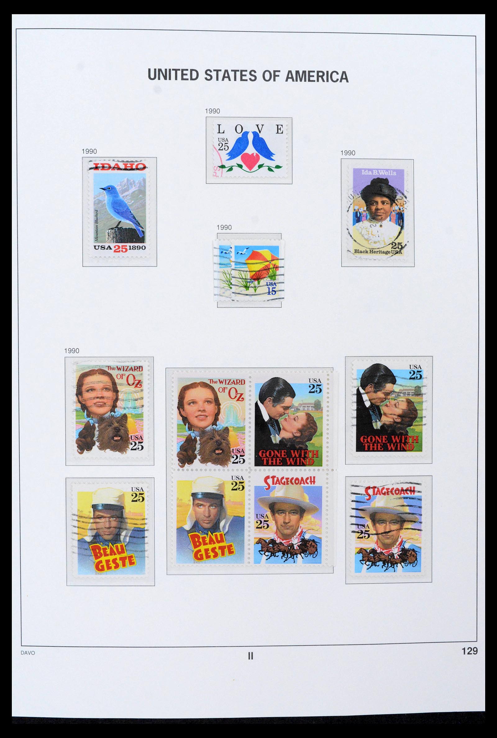 39349 0005 - Stamp collection 39349 USA 1989-2021!