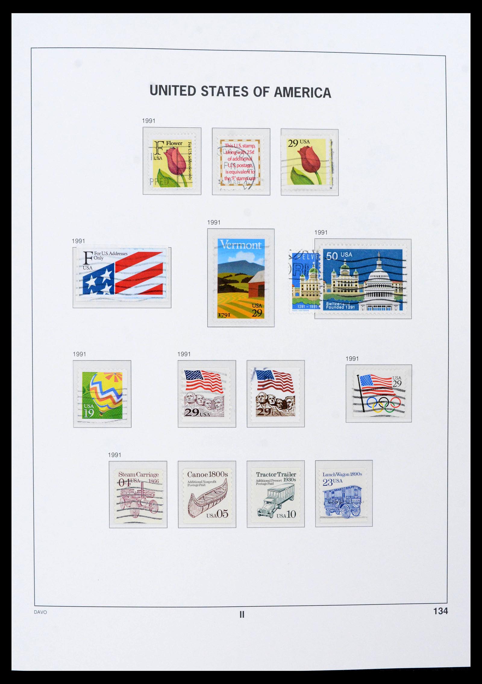 39349 0010 - Stamp collection 39349 USA 1989-2021!