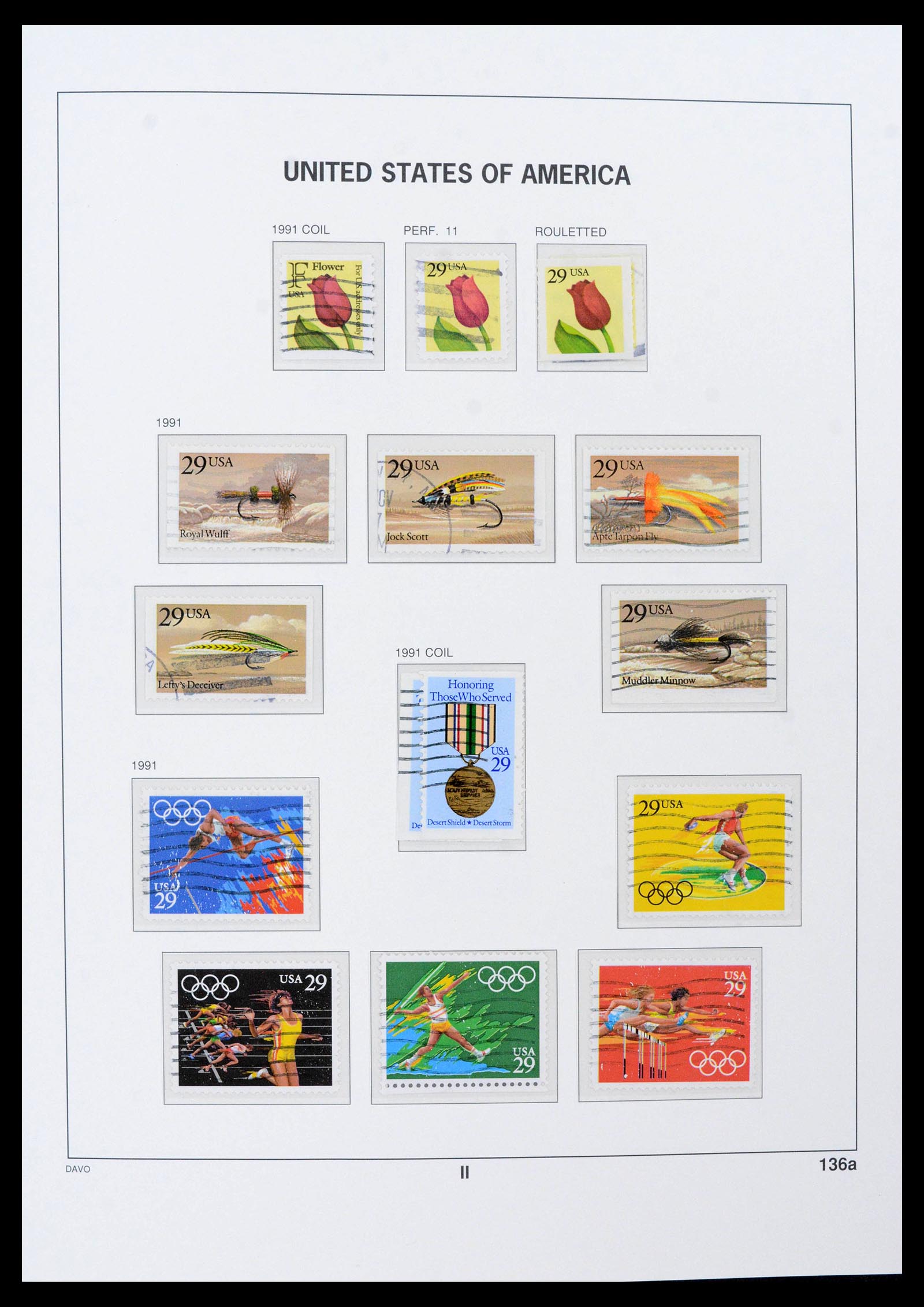 39349 0013 - Stamp collection 39349 USA 1989-2021!