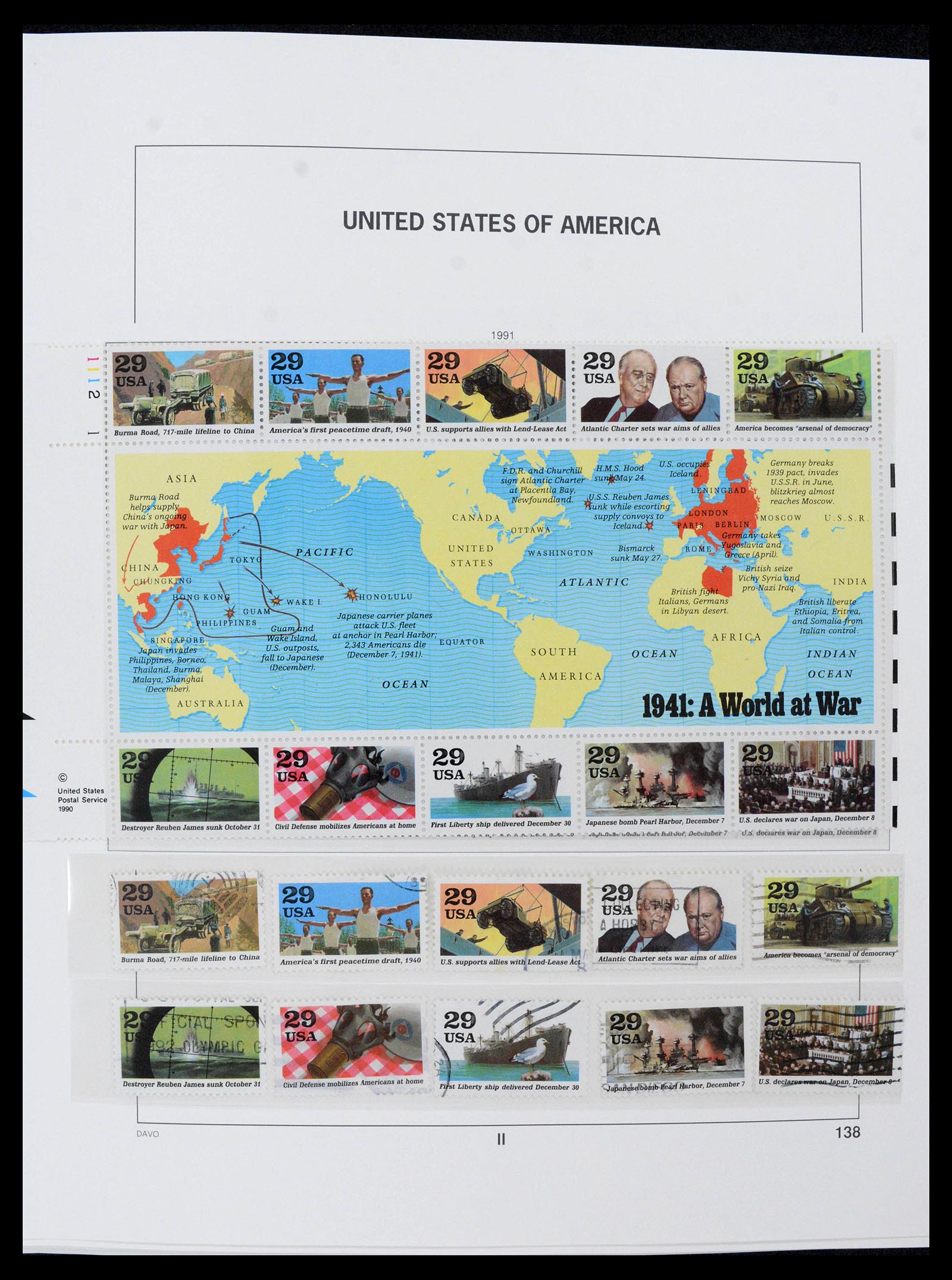 39349 0015 - Stamp collection 39349 USA 1989-2021!
