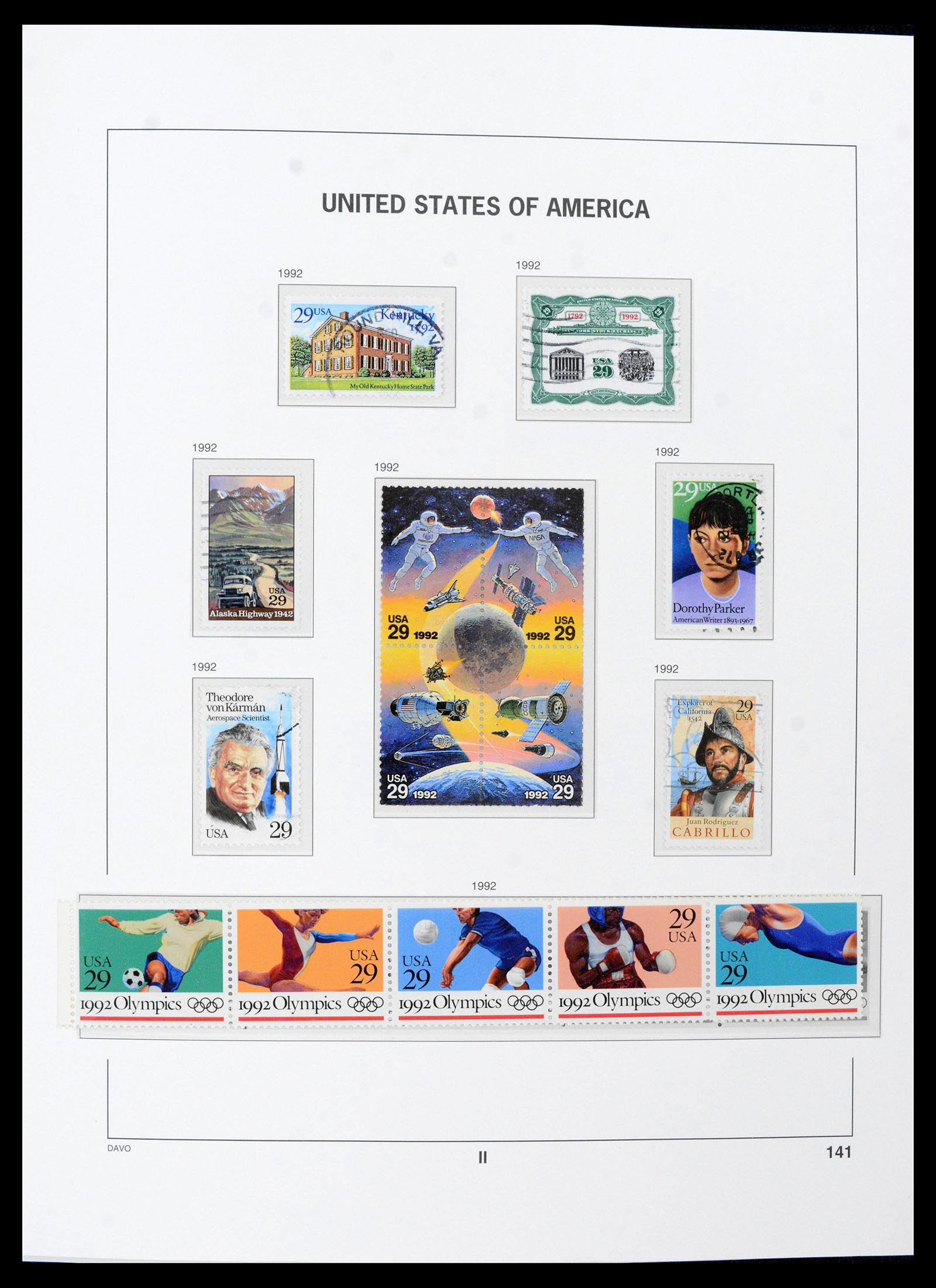 39349 0020 - Stamp collection 39349 USA 1989-2021!