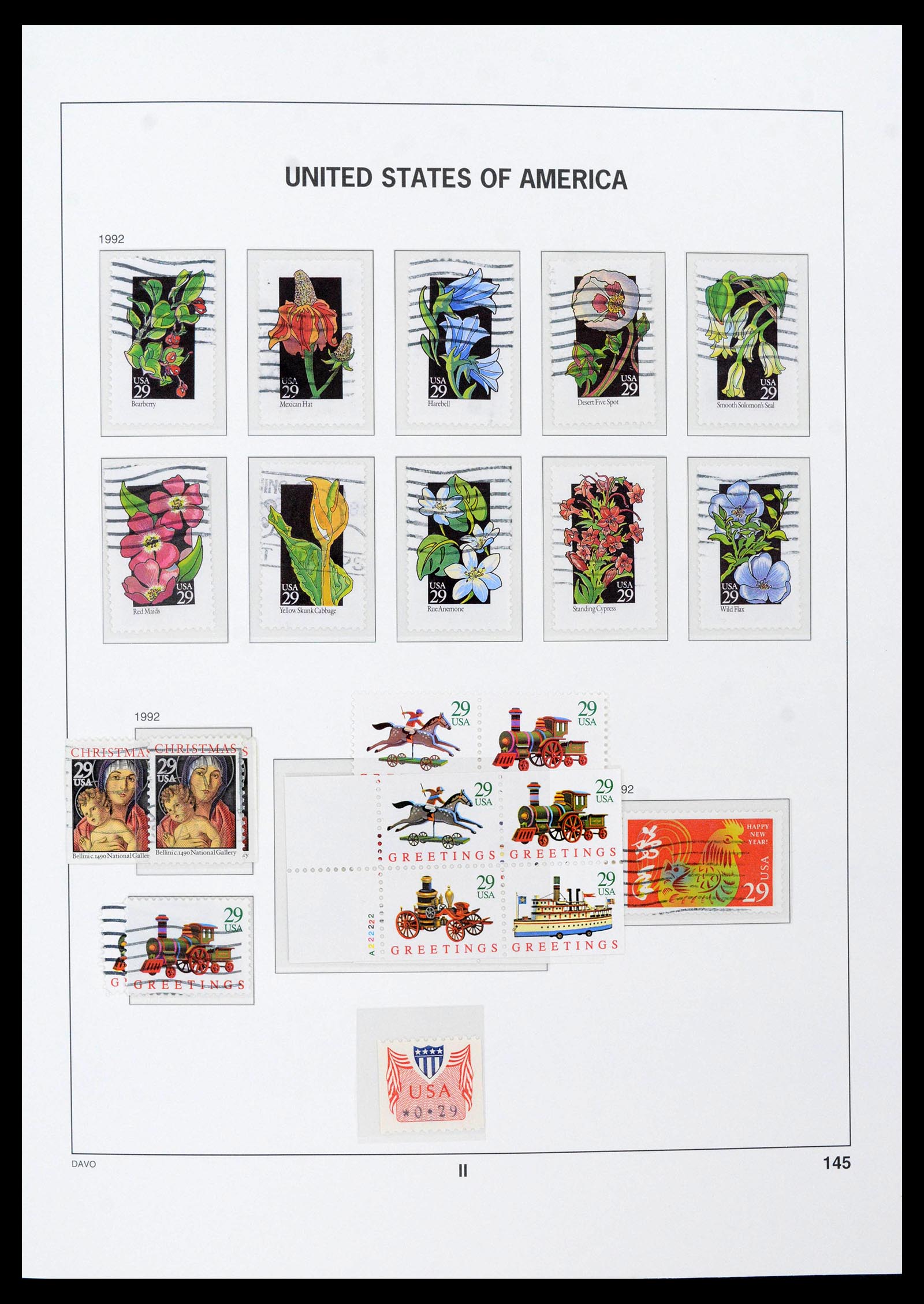 39349 0027 - Stamp collection 39349 USA 1989-2021!