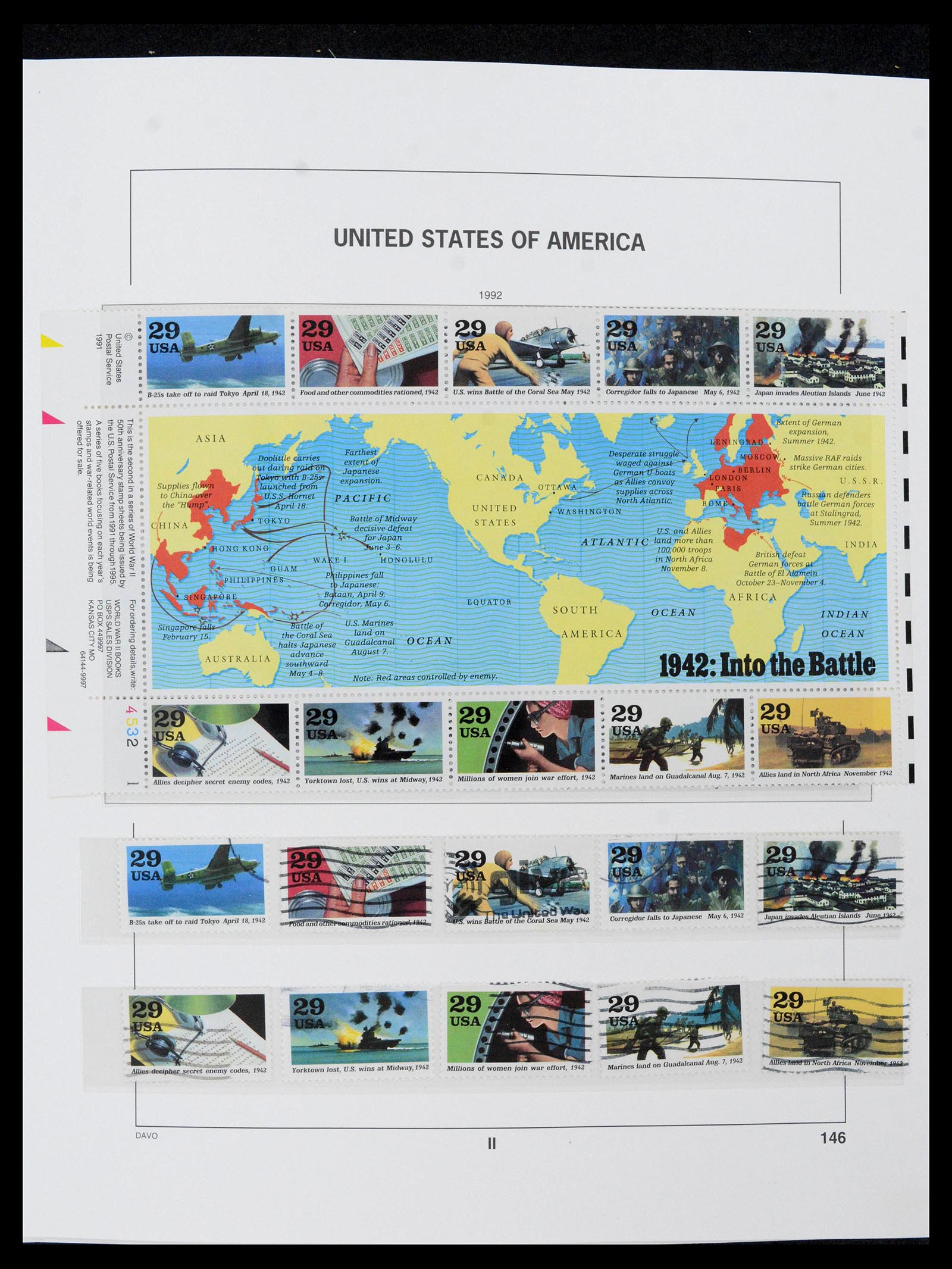 39349 0028 - Stamp collection 39349 USA 1989-2021!