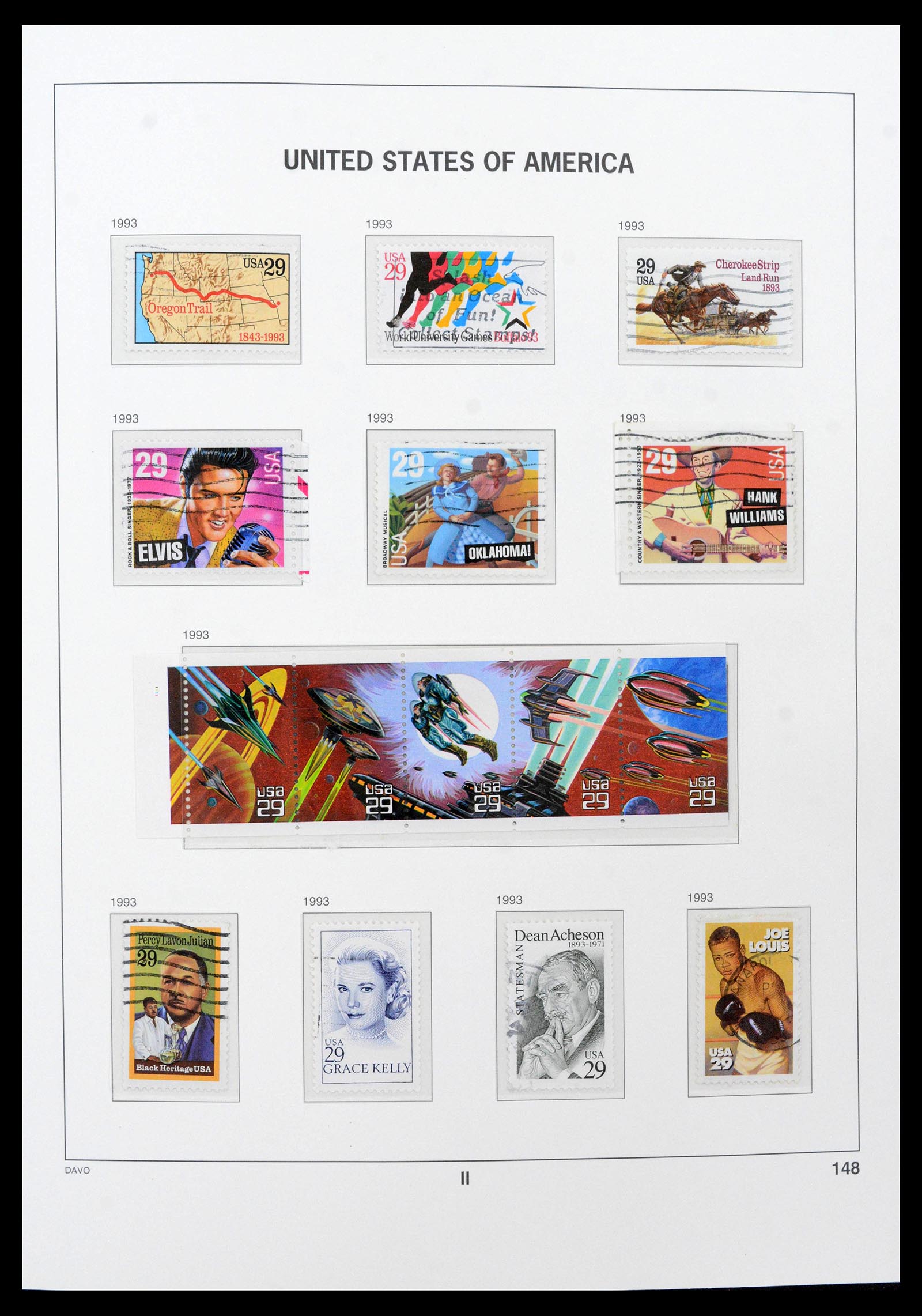 39349 0030 - Stamp collection 39349 USA 1989-2021!