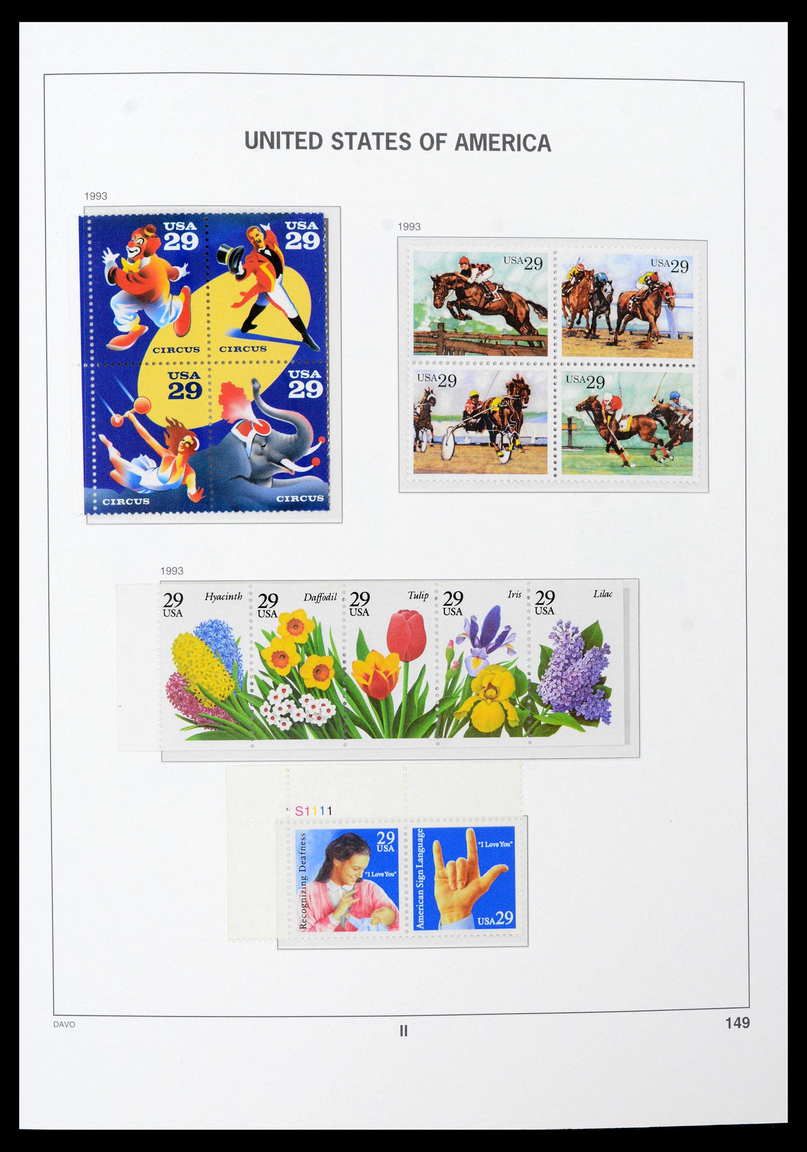 39349 0031 - Stamp collection 39349 USA 1989-2021!