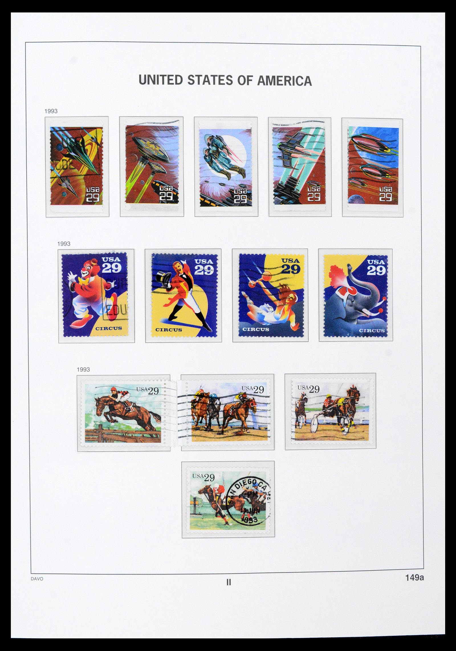 39349 0032 - Stamp collection 39349 USA 1989-2021!