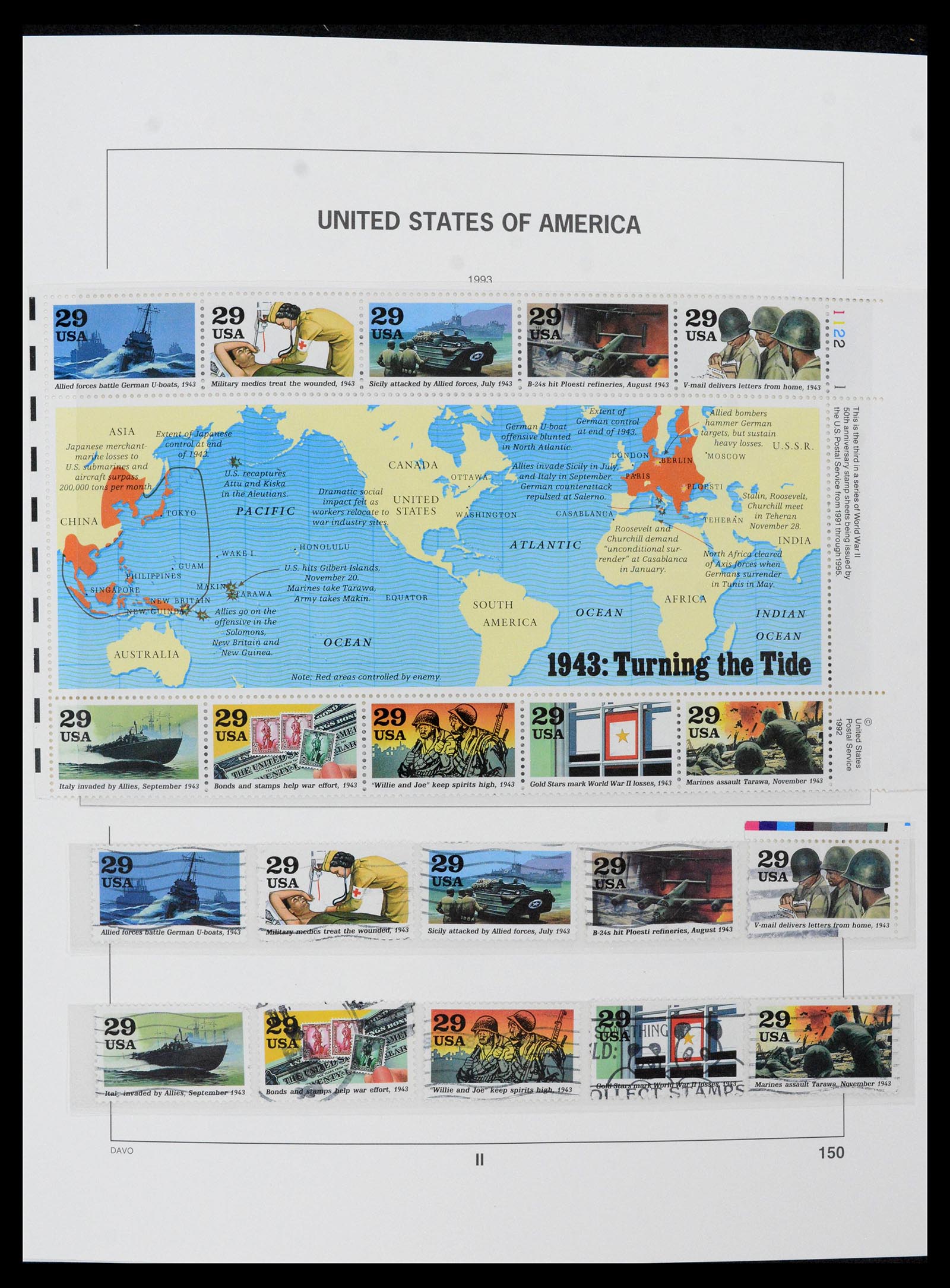 39349 0033 - Stamp collection 39349 USA 1989-2021!