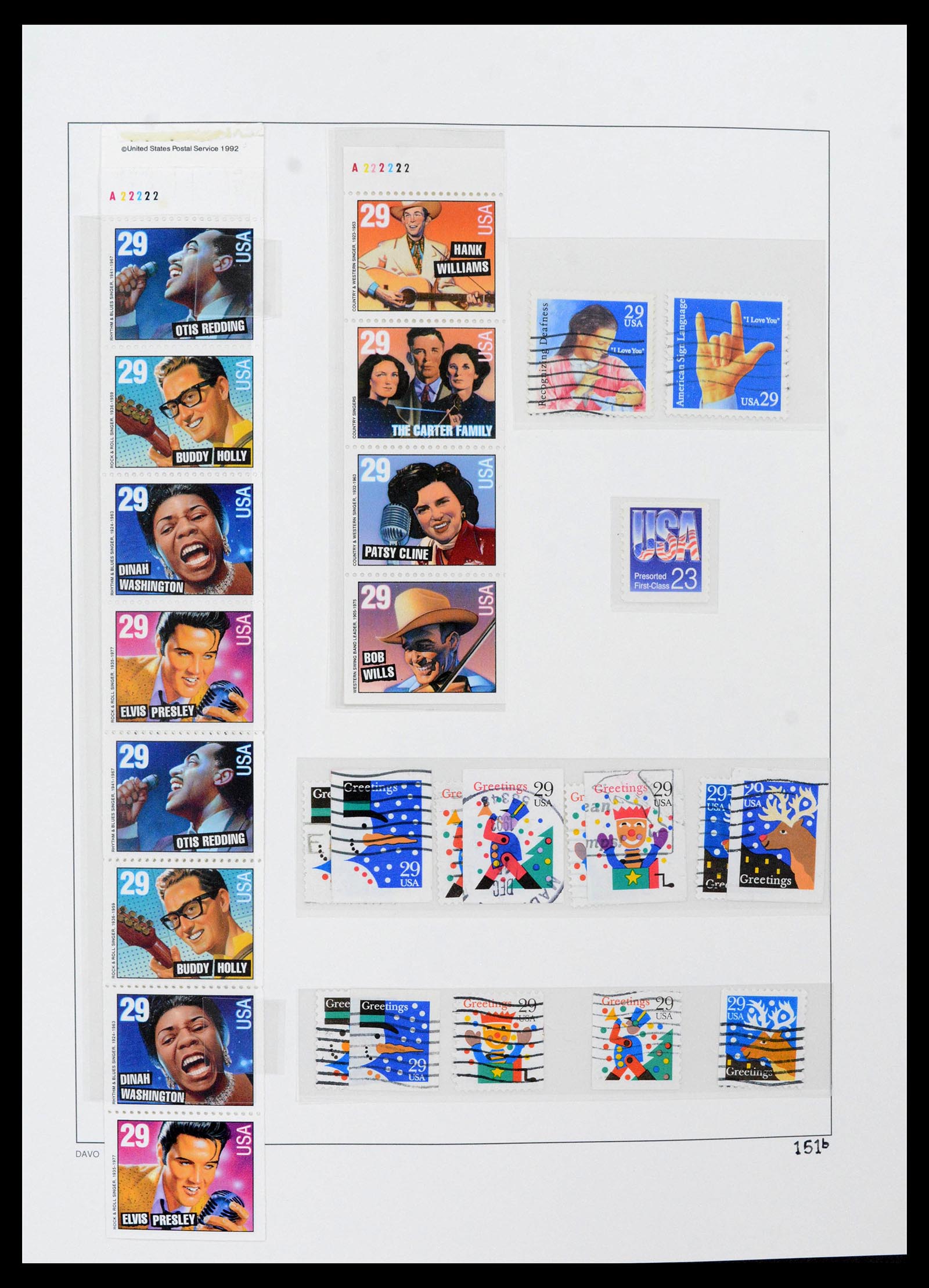 39349 0036 - Stamp collection 39349 USA 1989-2021!