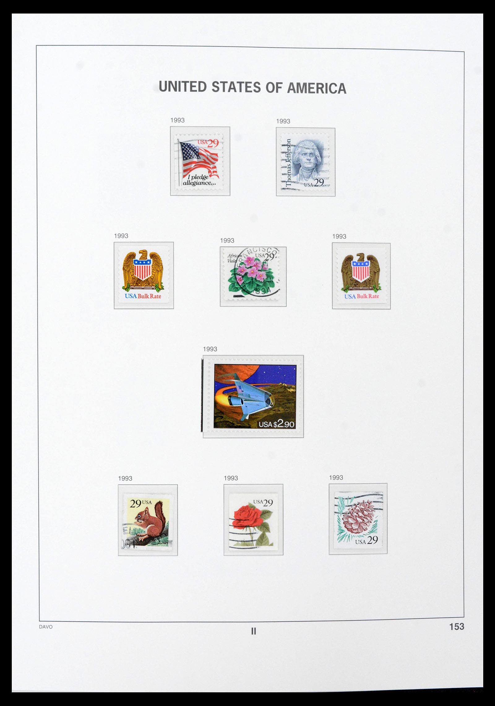 39349 0039 - Stamp collection 39349 USA 1989-2021!