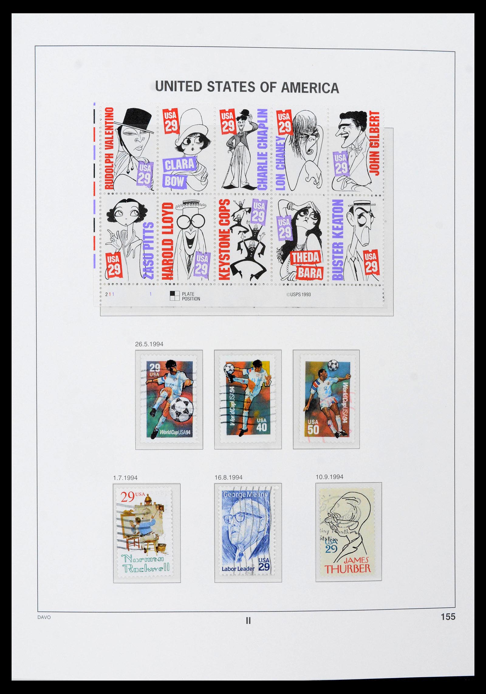 39349 0041 - Stamp collection 39349 USA 1989-2021!