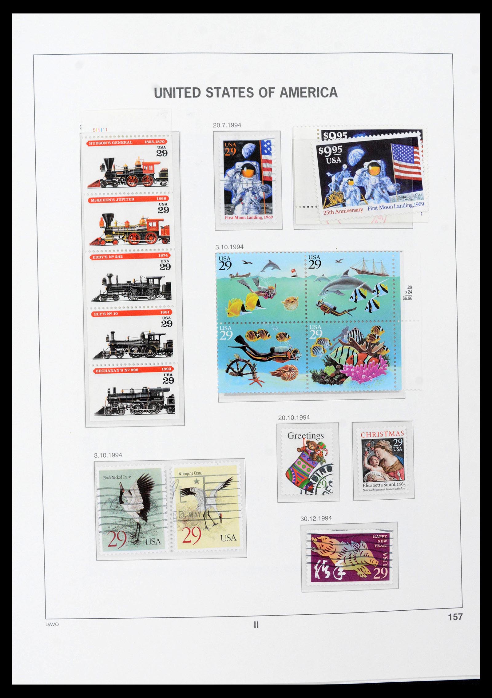 39349 0044 - Stamp collection 39349 USA 1989-2021!