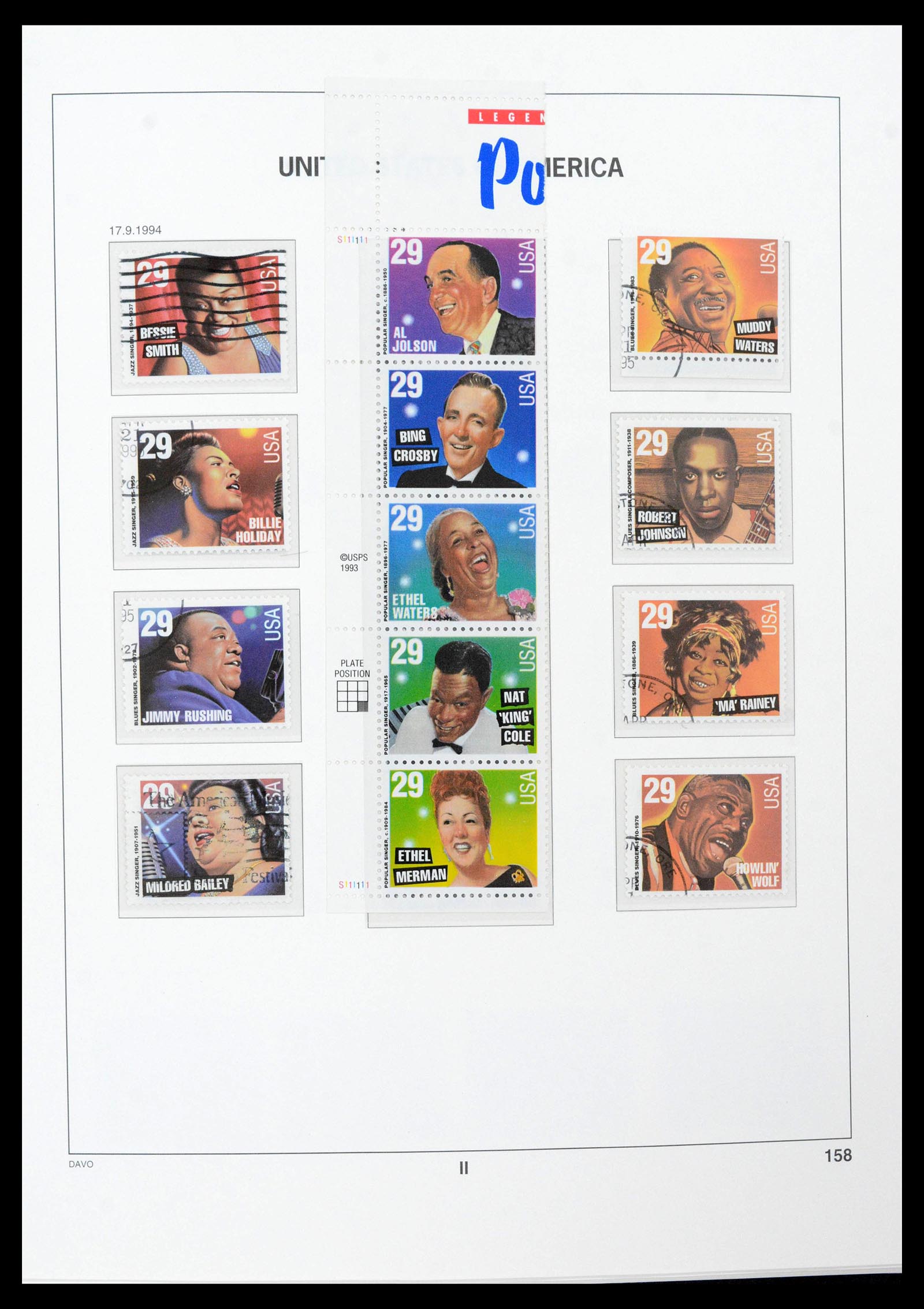39349 0048 - Stamp collection 39349 USA 1989-2021!