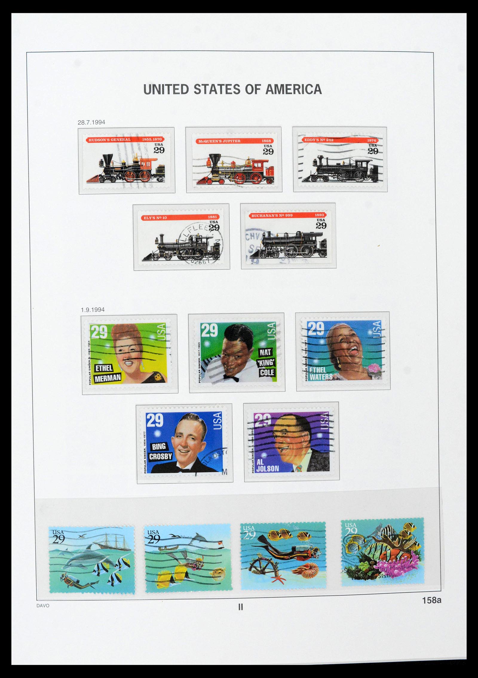 39349 0049 - Stamp collection 39349 USA 1989-2021!