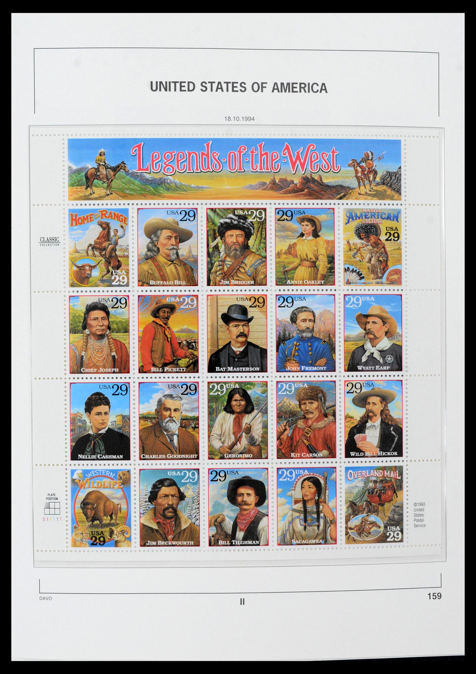 39349 0050 - Stamp collection 39349 USA 1989-2021!