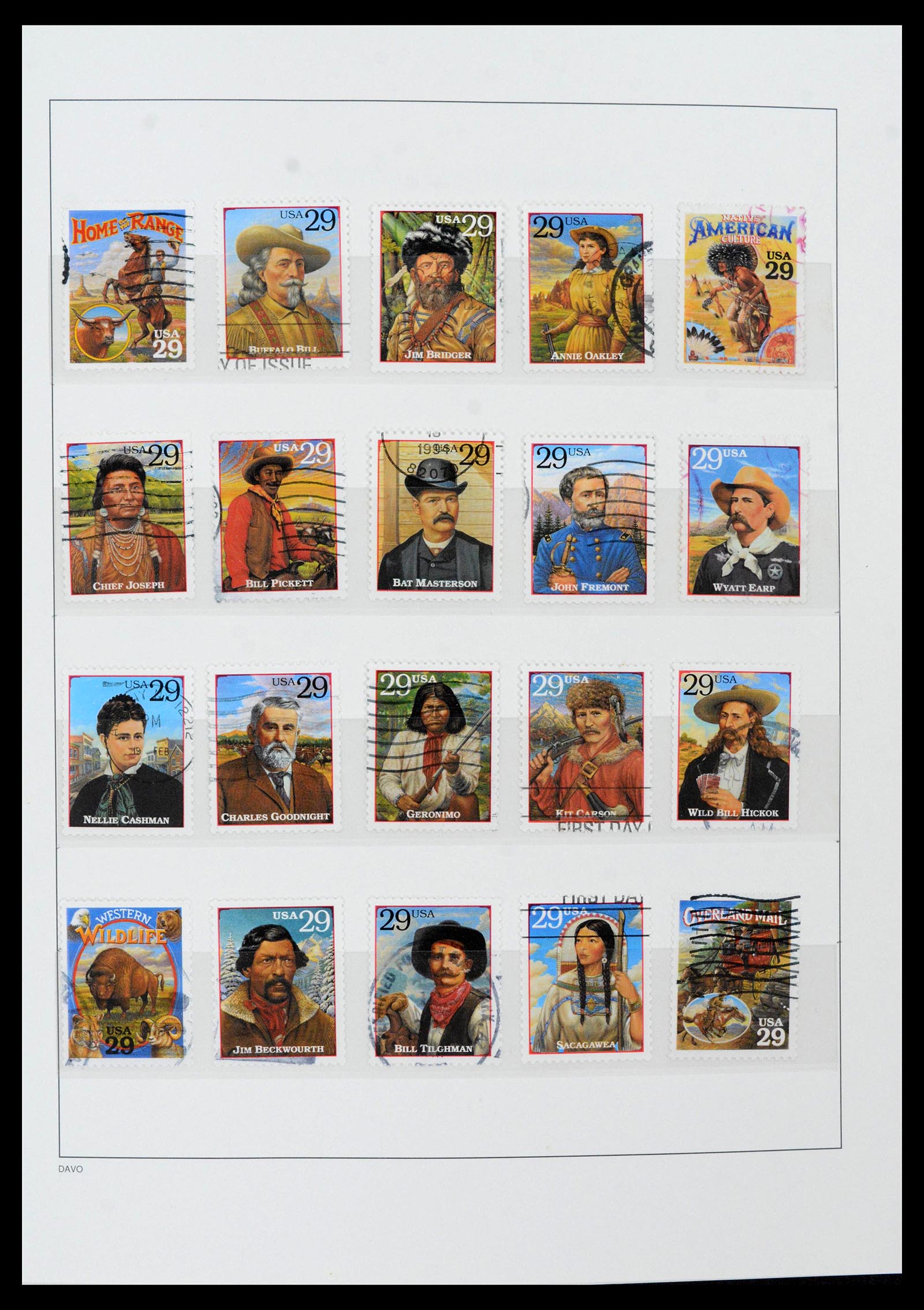 39349 0051 - Stamp collection 39349 USA 1989-2021!