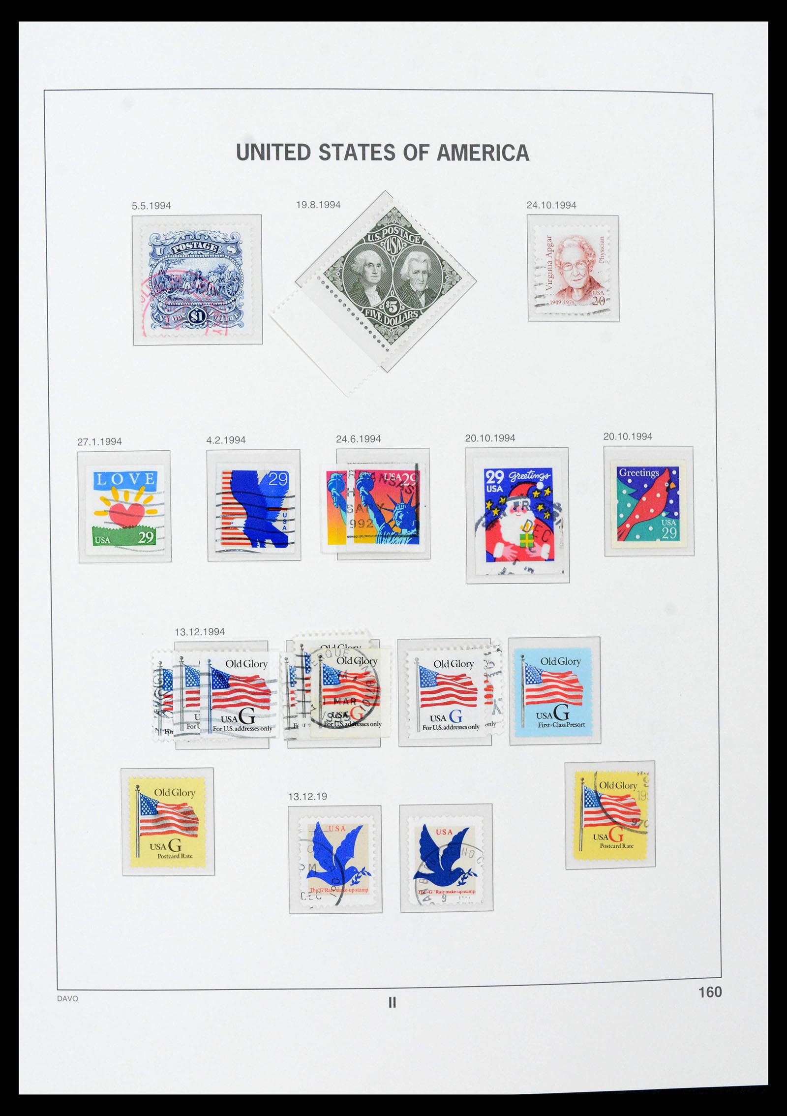 39349 0052 - Stamp collection 39349 USA 1989-2021!