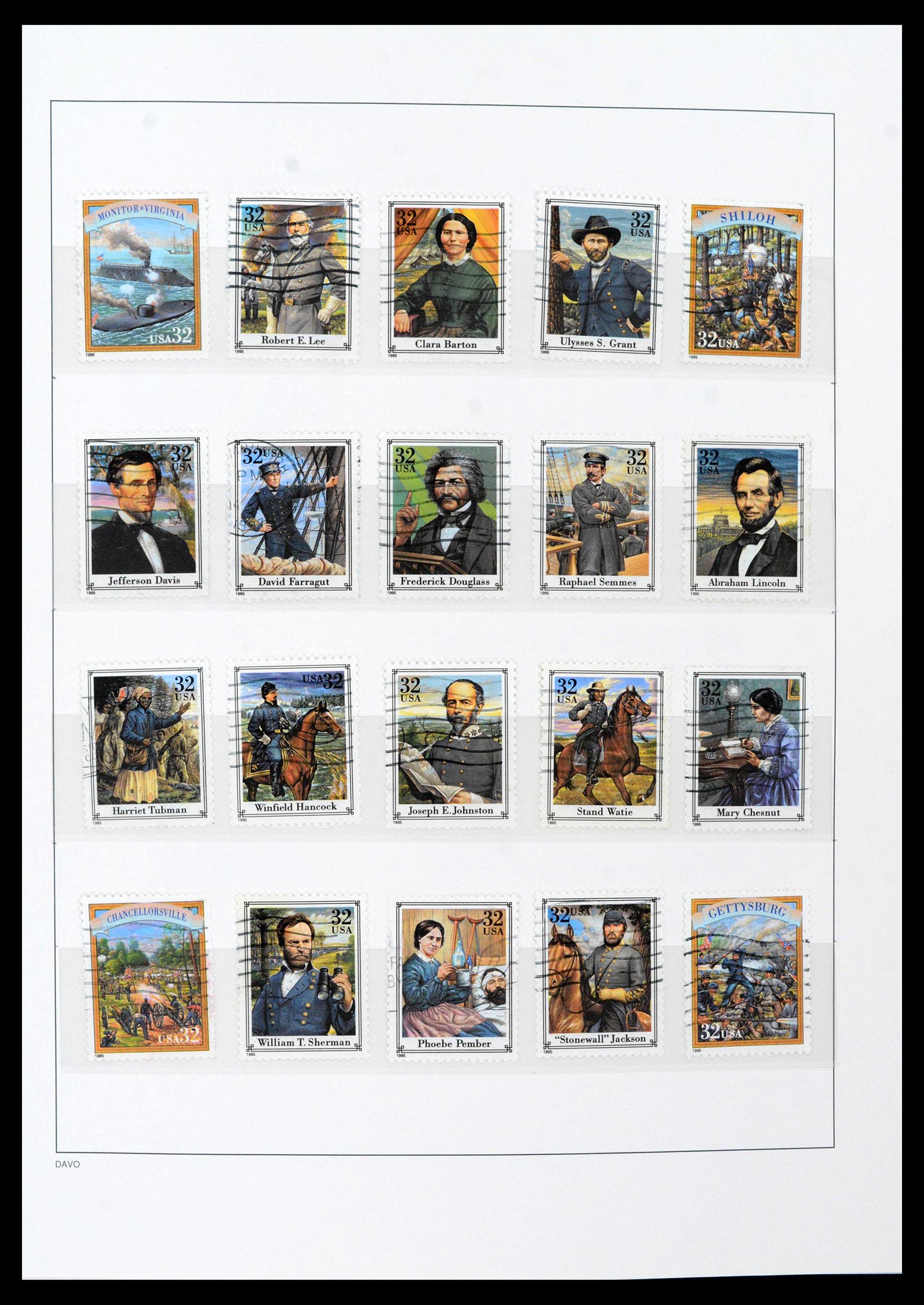 39349 0058 - Stamp collection 39349 USA 1989-2021!