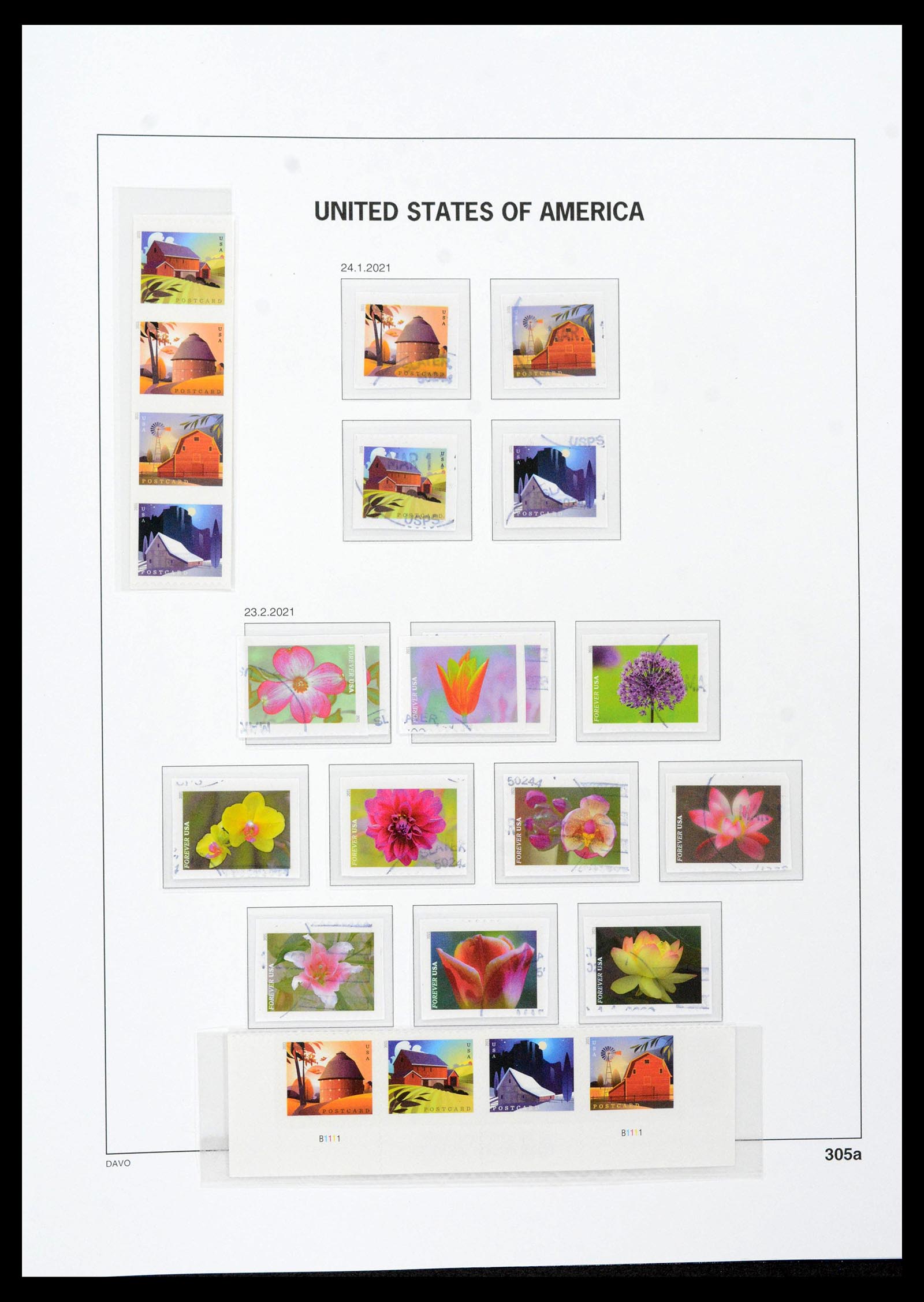 39349 0461 - Stamp collection 39349 USA 1989-2021!