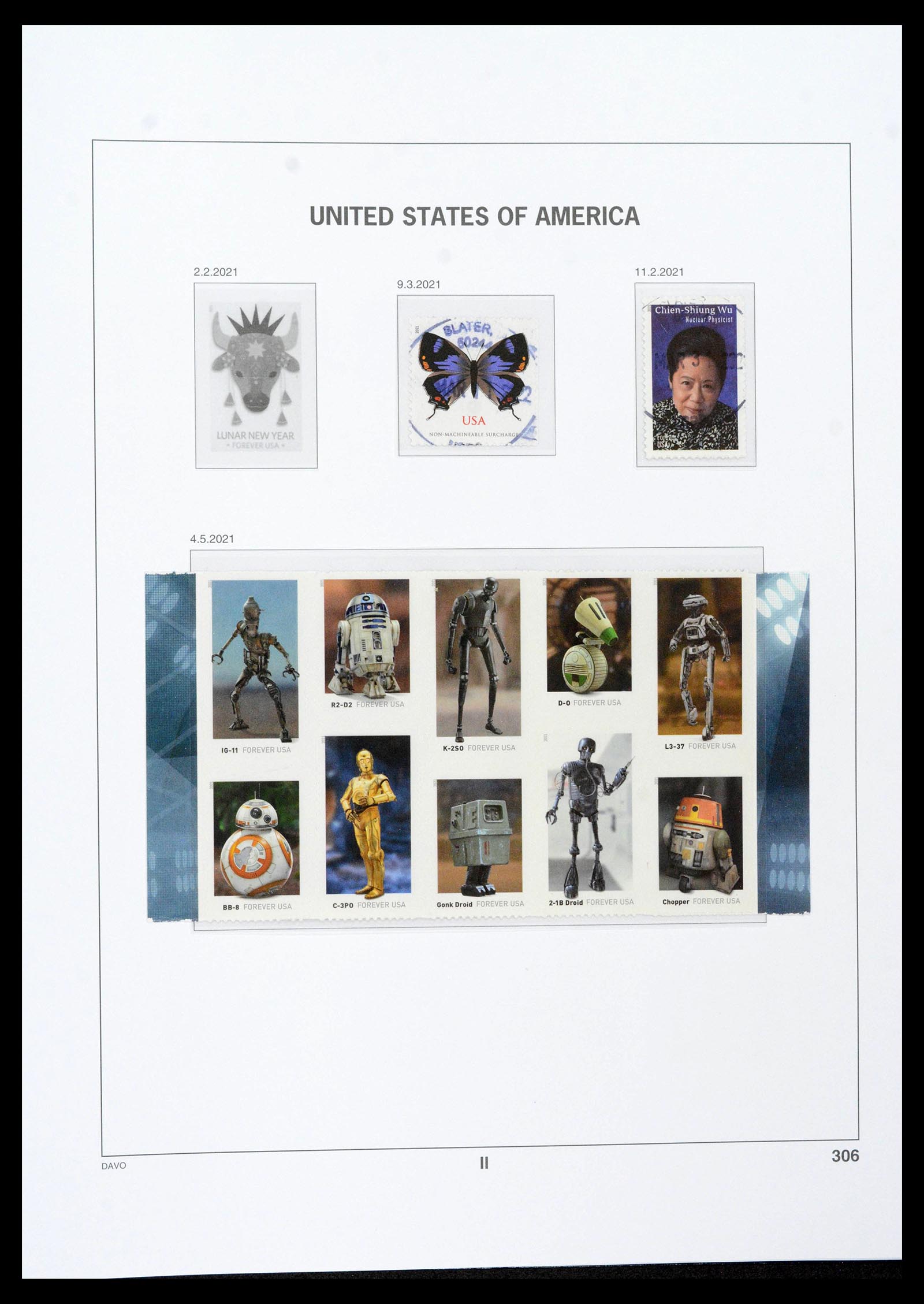 39349 0462 - Stamp collection 39349 USA 1989-2021!
