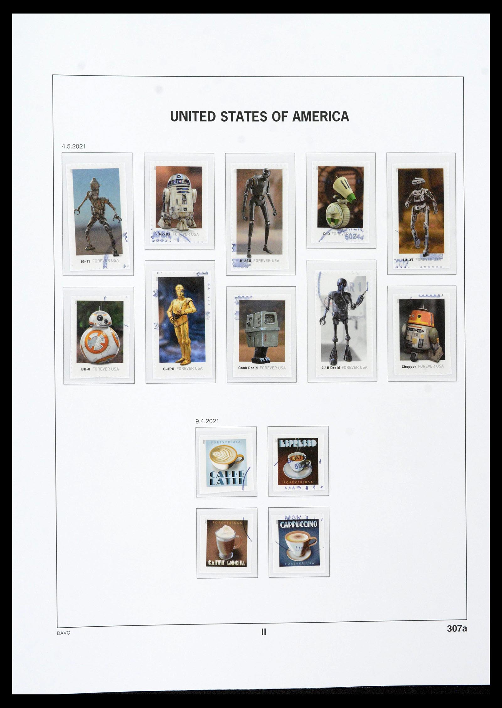 39349 0464 - Stamp collection 39349 USA 1989-2021!