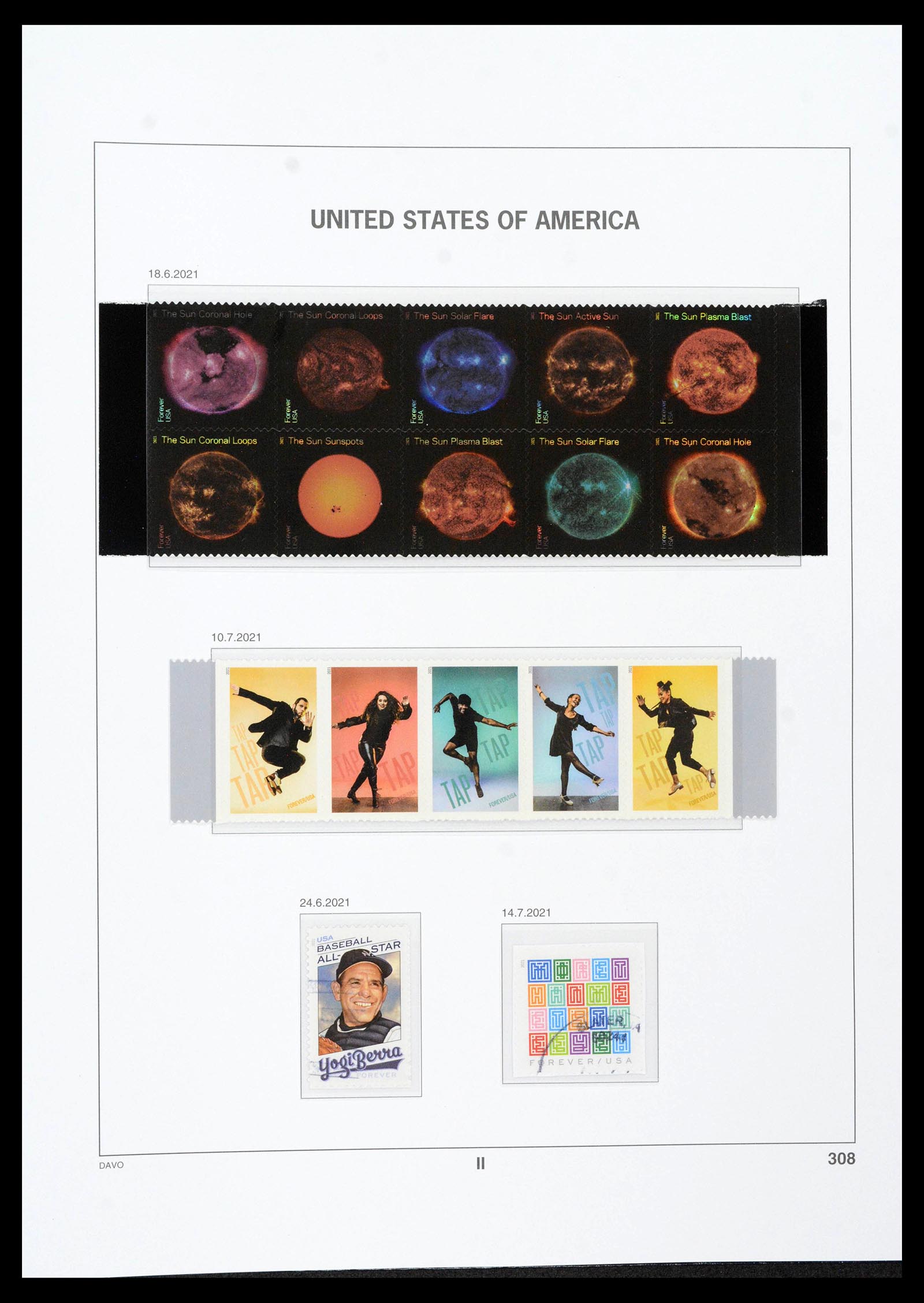 39349 0466 - Stamp collection 39349 USA 1989-2021!