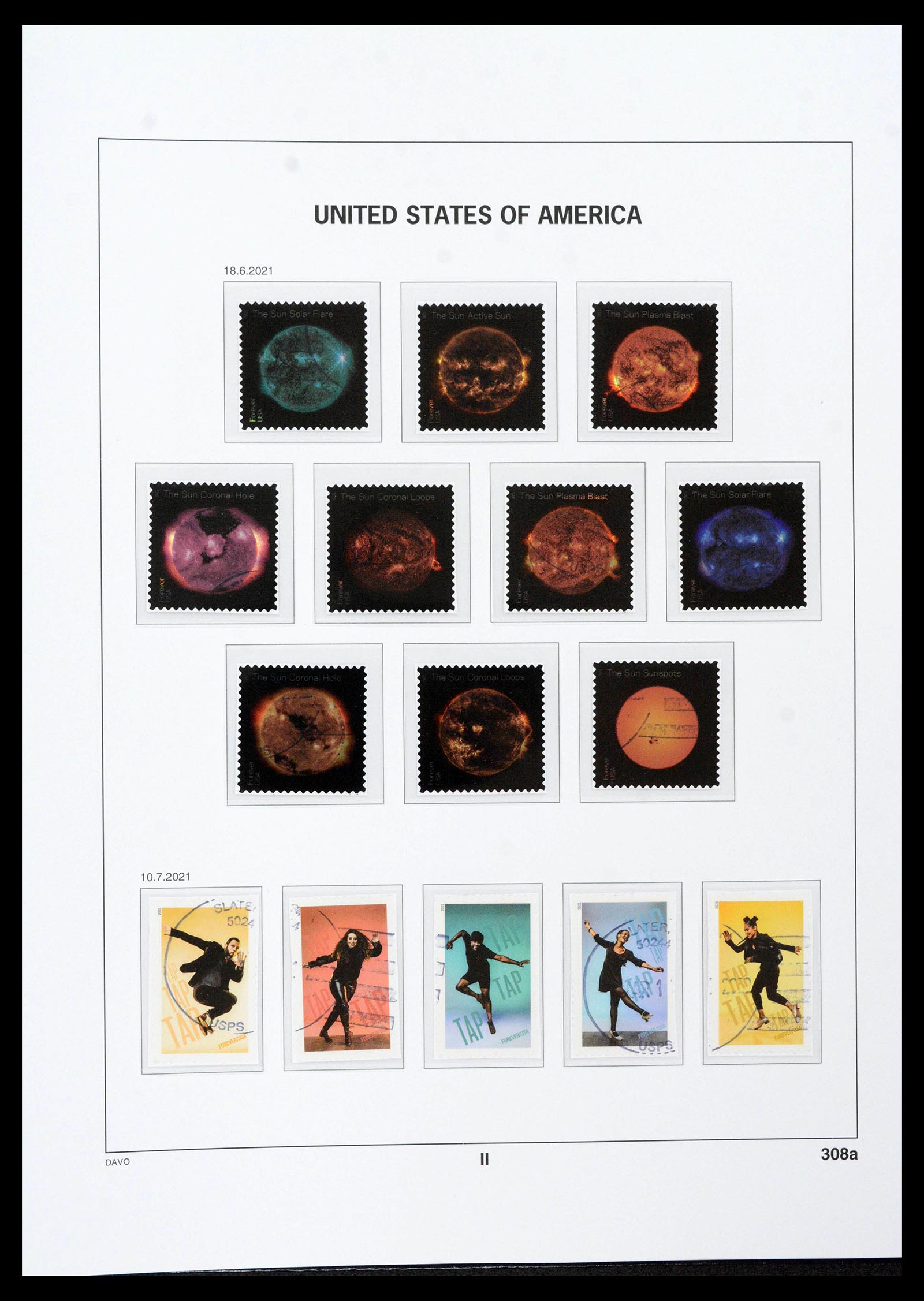 39349 0468 - Stamp collection 39349 USA 1989-2021!