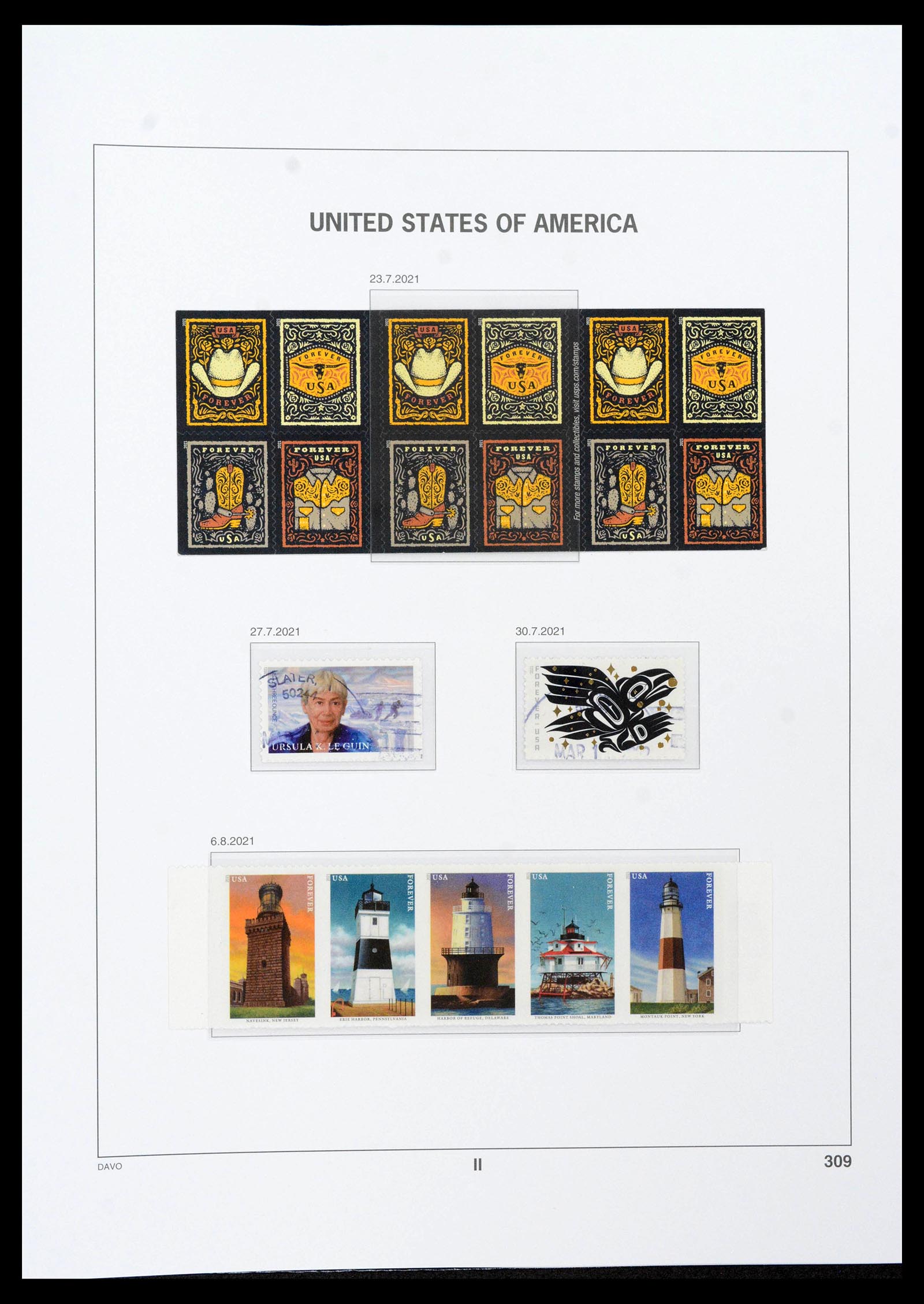 39349 0469 - Stamp collection 39349 USA 1989-2021!