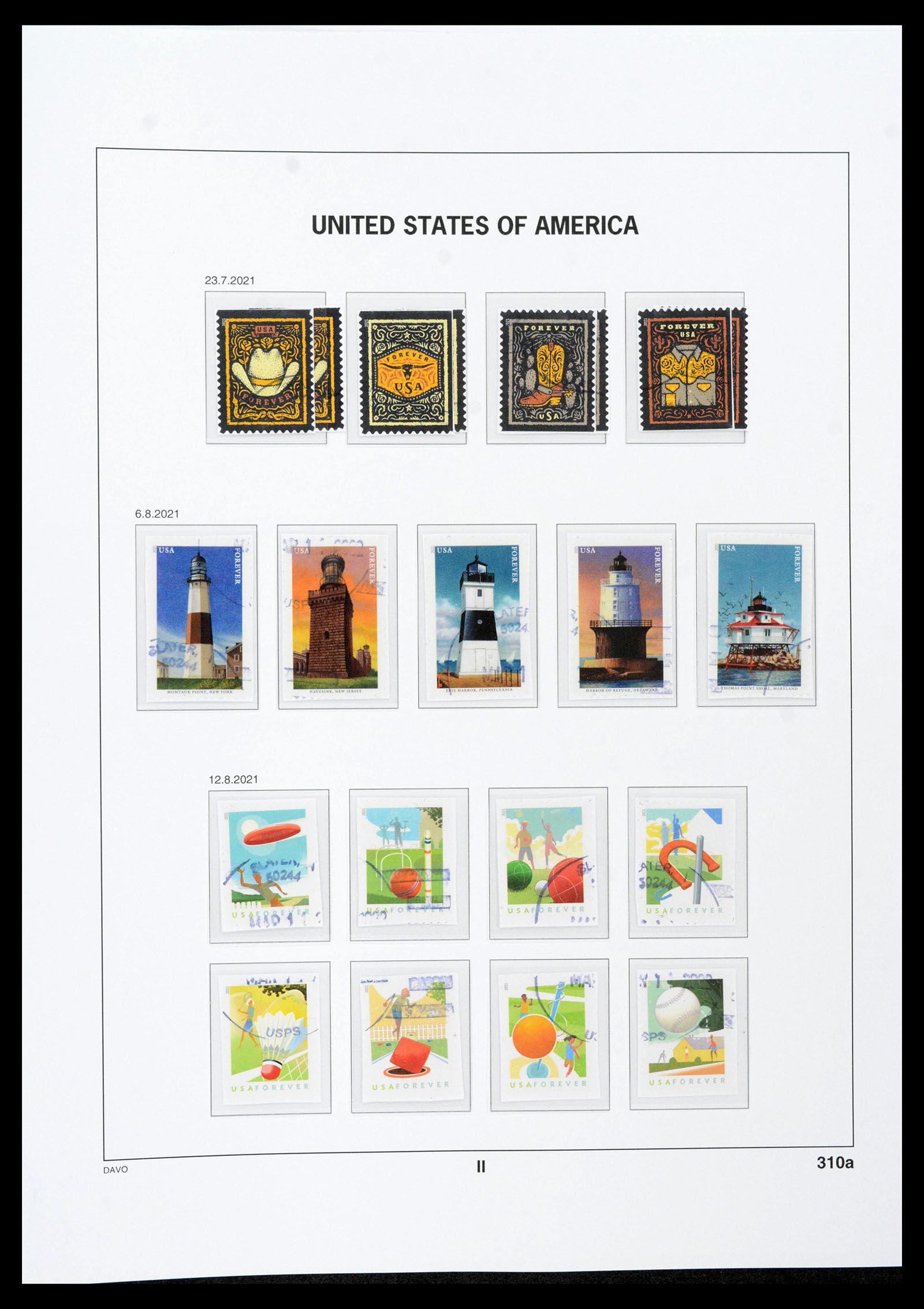 39349 0471 - Stamp collection 39349 USA 1989-2021!
