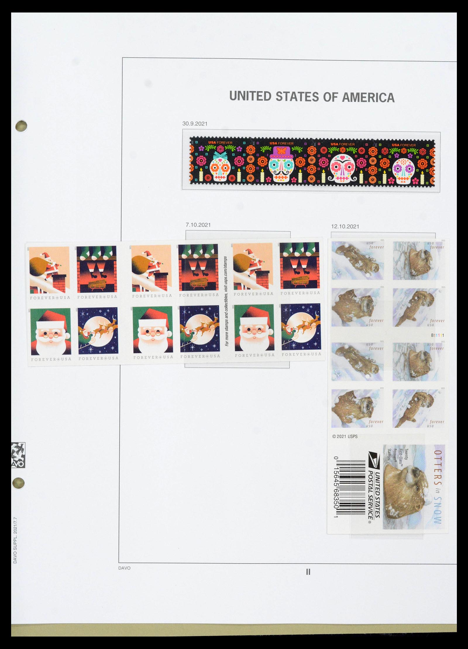 39349 0472 - Stamp collection 39349 USA 1989-2021!